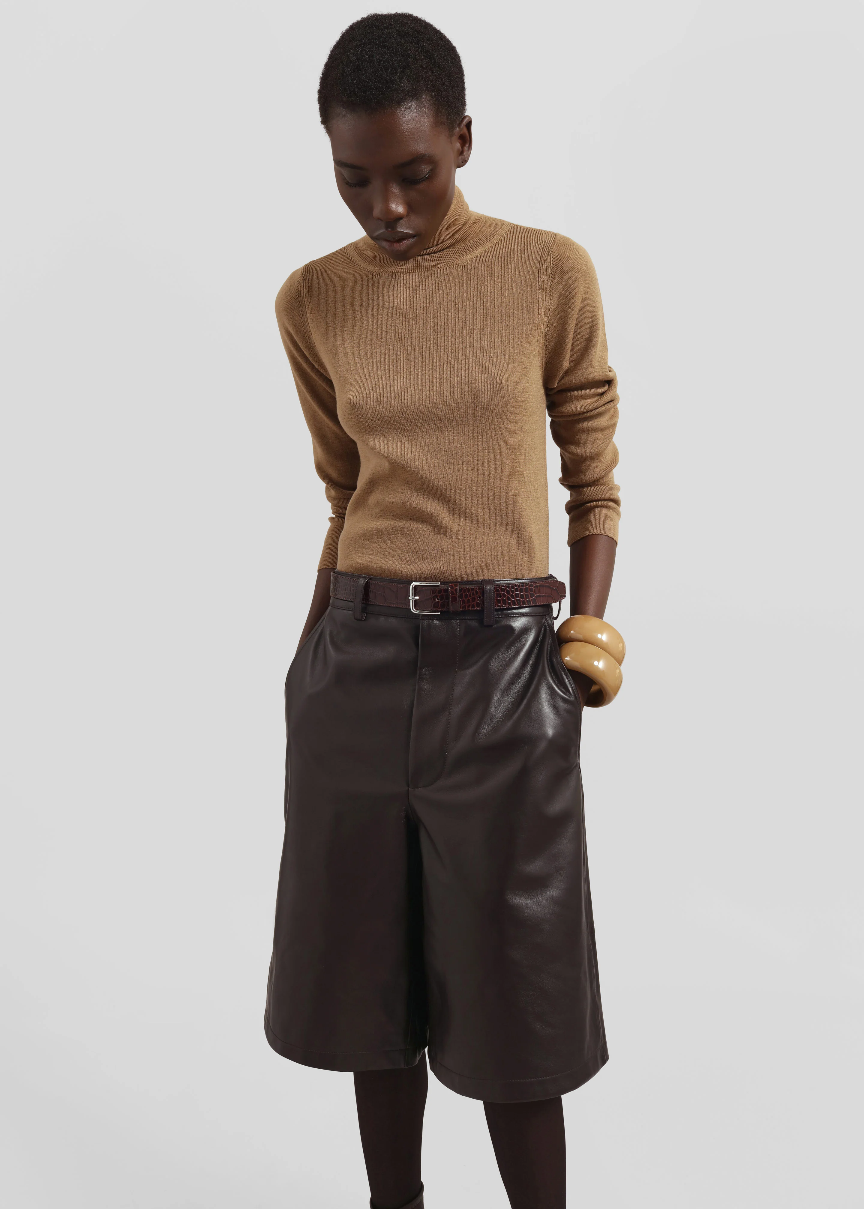 TFS Glossy Bangle - Camel - Image 4
