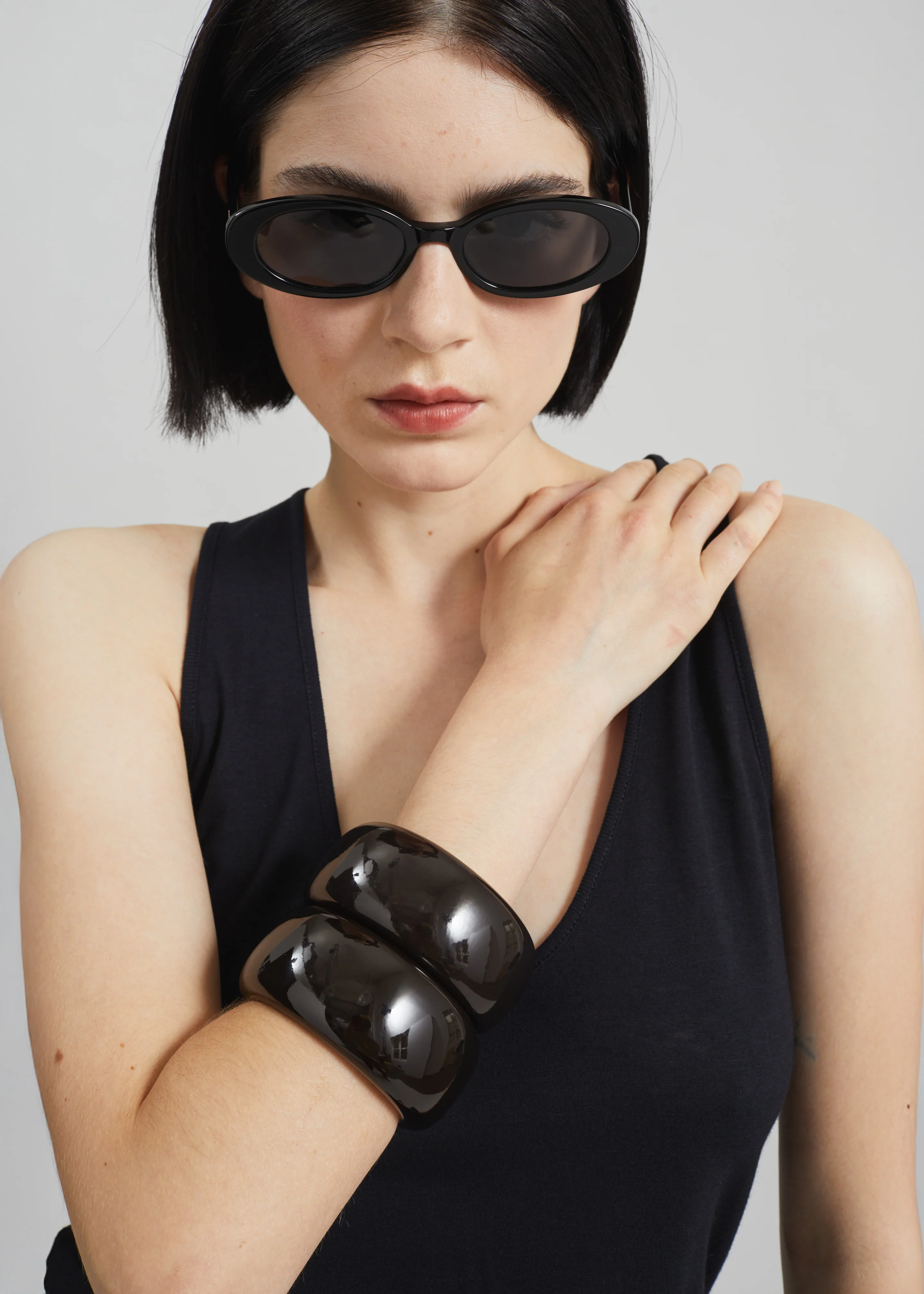 TFS Glossy Bangle - Dark Brown - Image 4