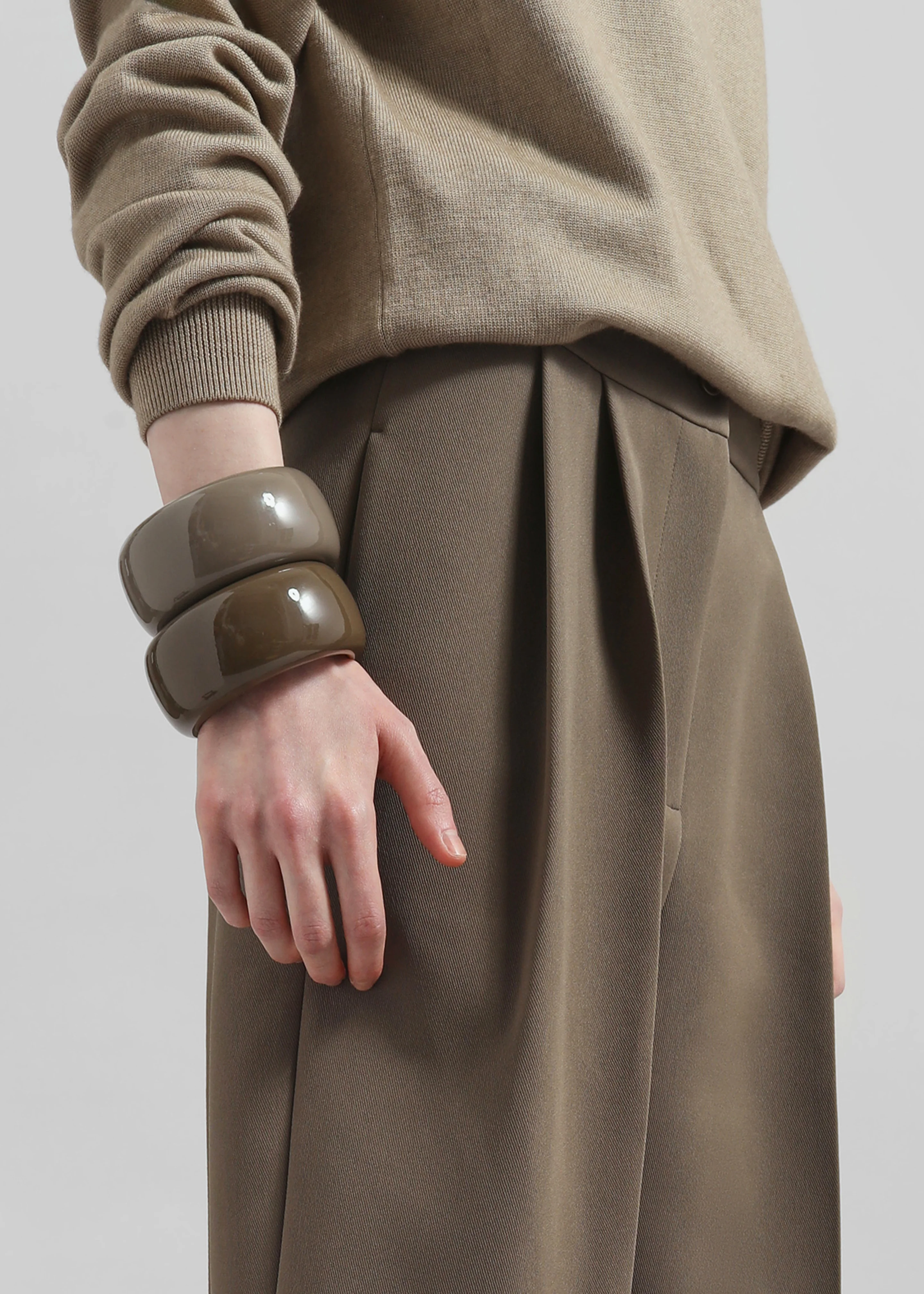 TFS Glossy Bangle - Mocha - Image 4