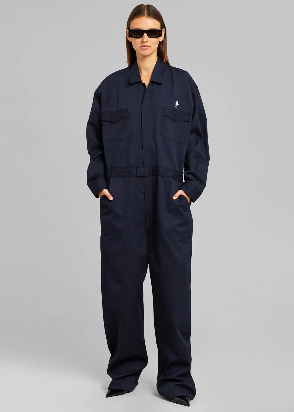 TFS Oversized Boiler Suit - Navy - Image 3