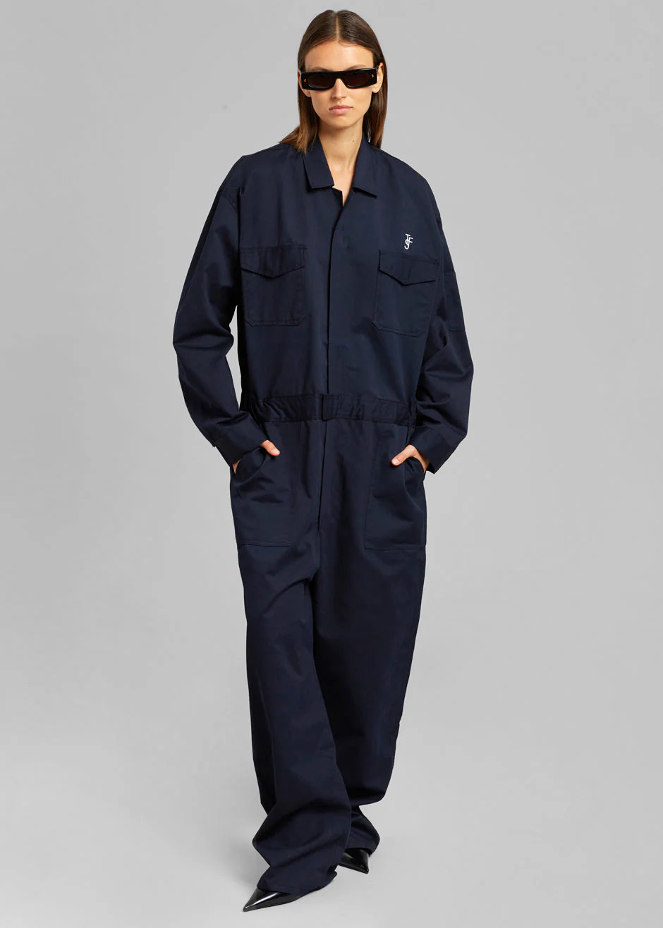 TFS Oversized Boiler Suit - Navy - Image 5