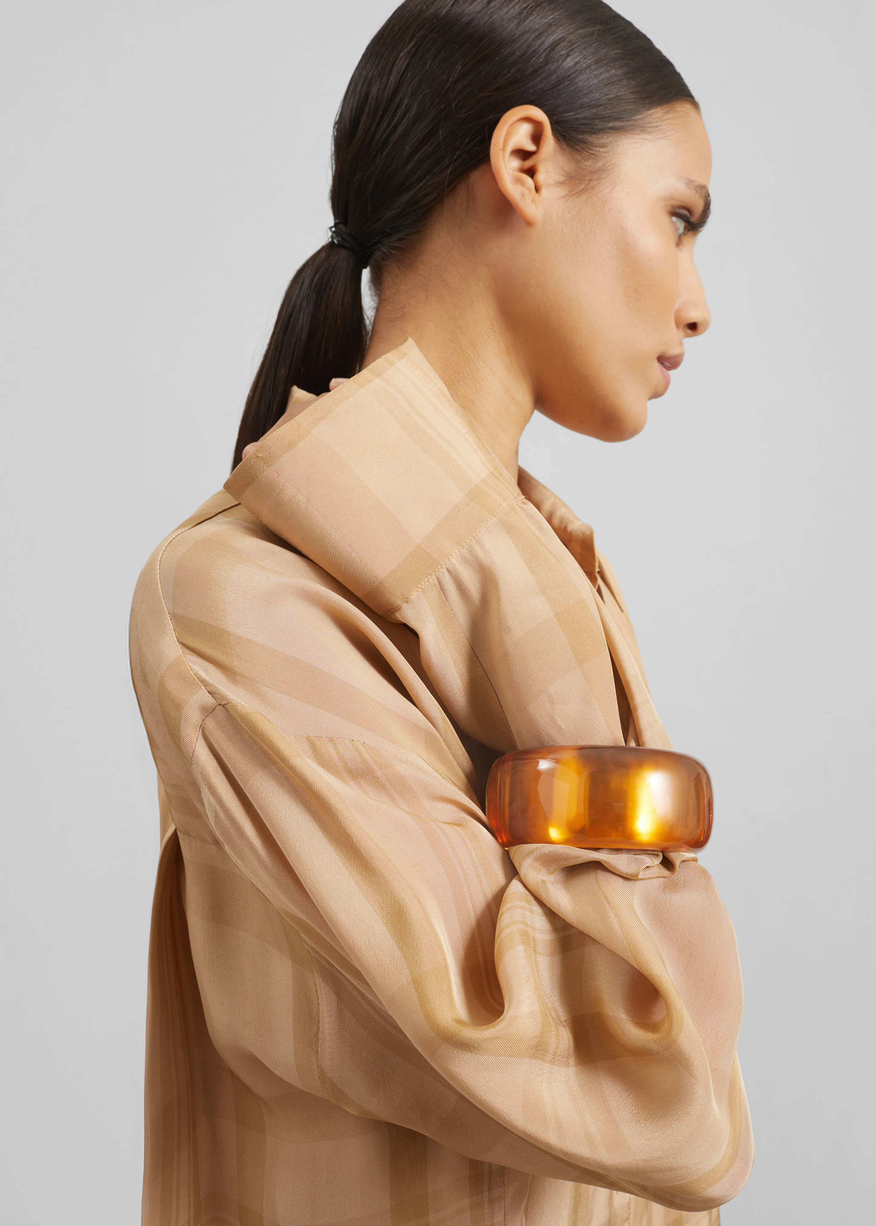TFS Transparent Bangle - Amber - Image 2