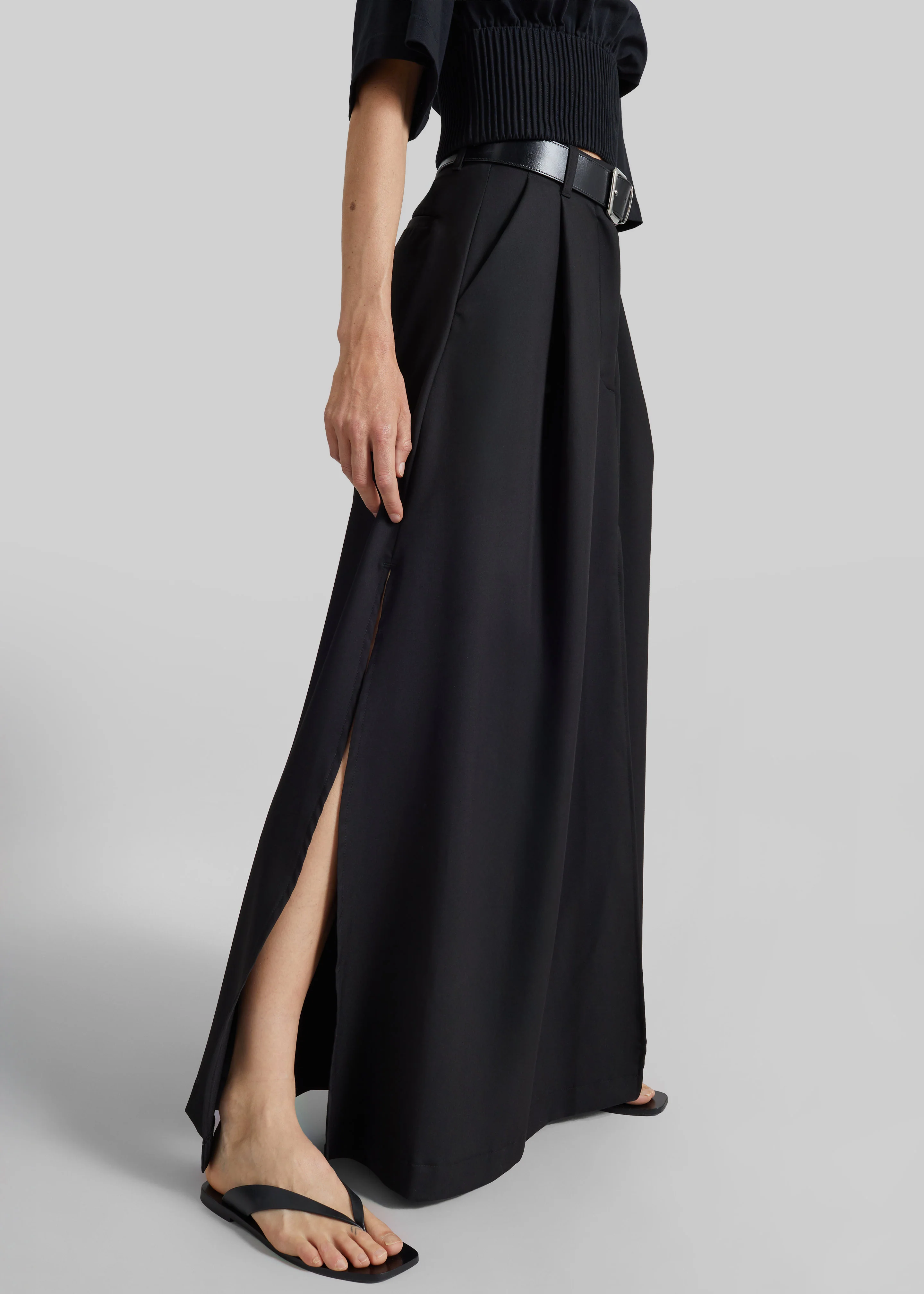 TheLatest Daisy Skirt - Black - Image 2