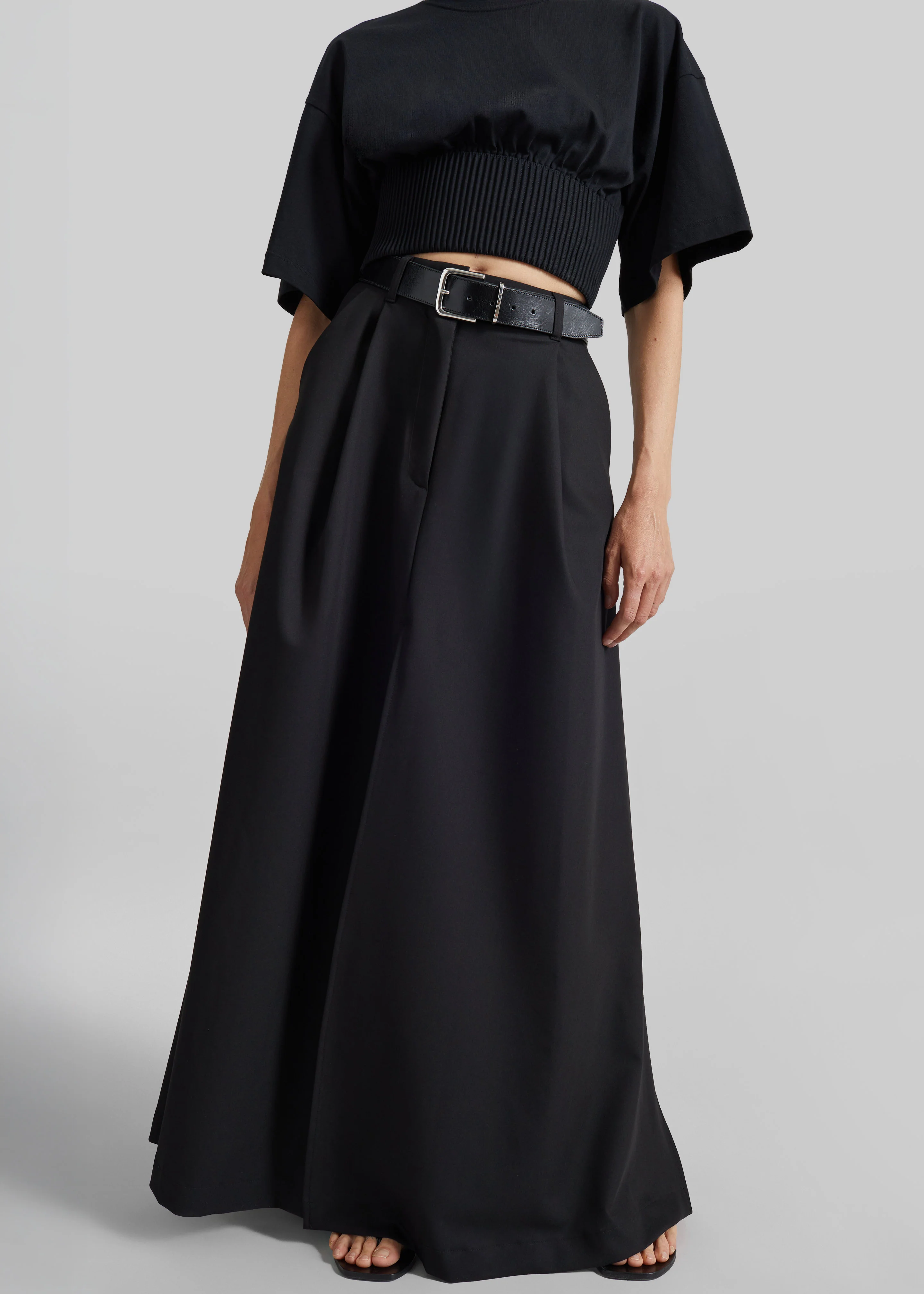 TheLatest Daisy Skirt - Black - Image 5