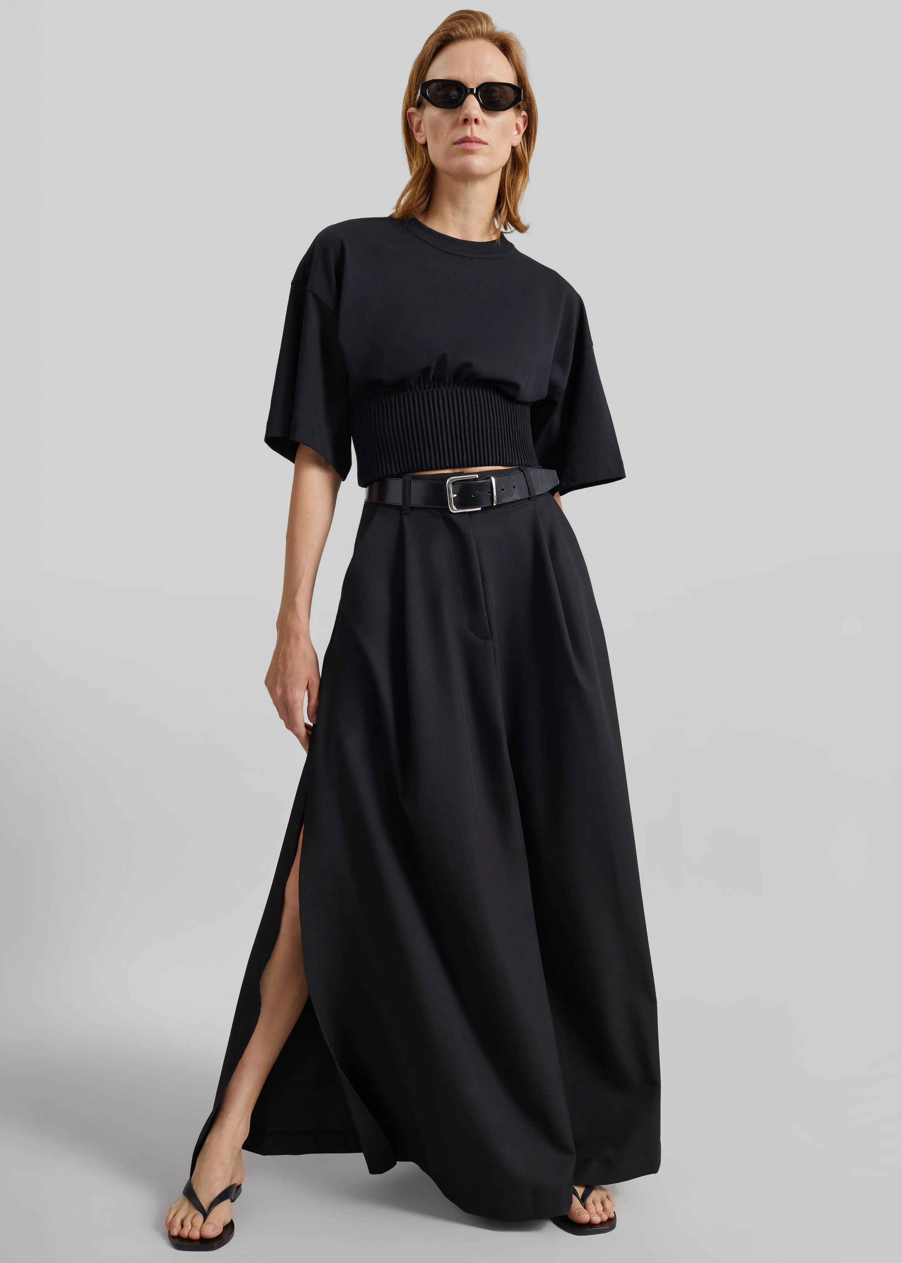 TheLatest Daisy Skirt - Black - Image 7