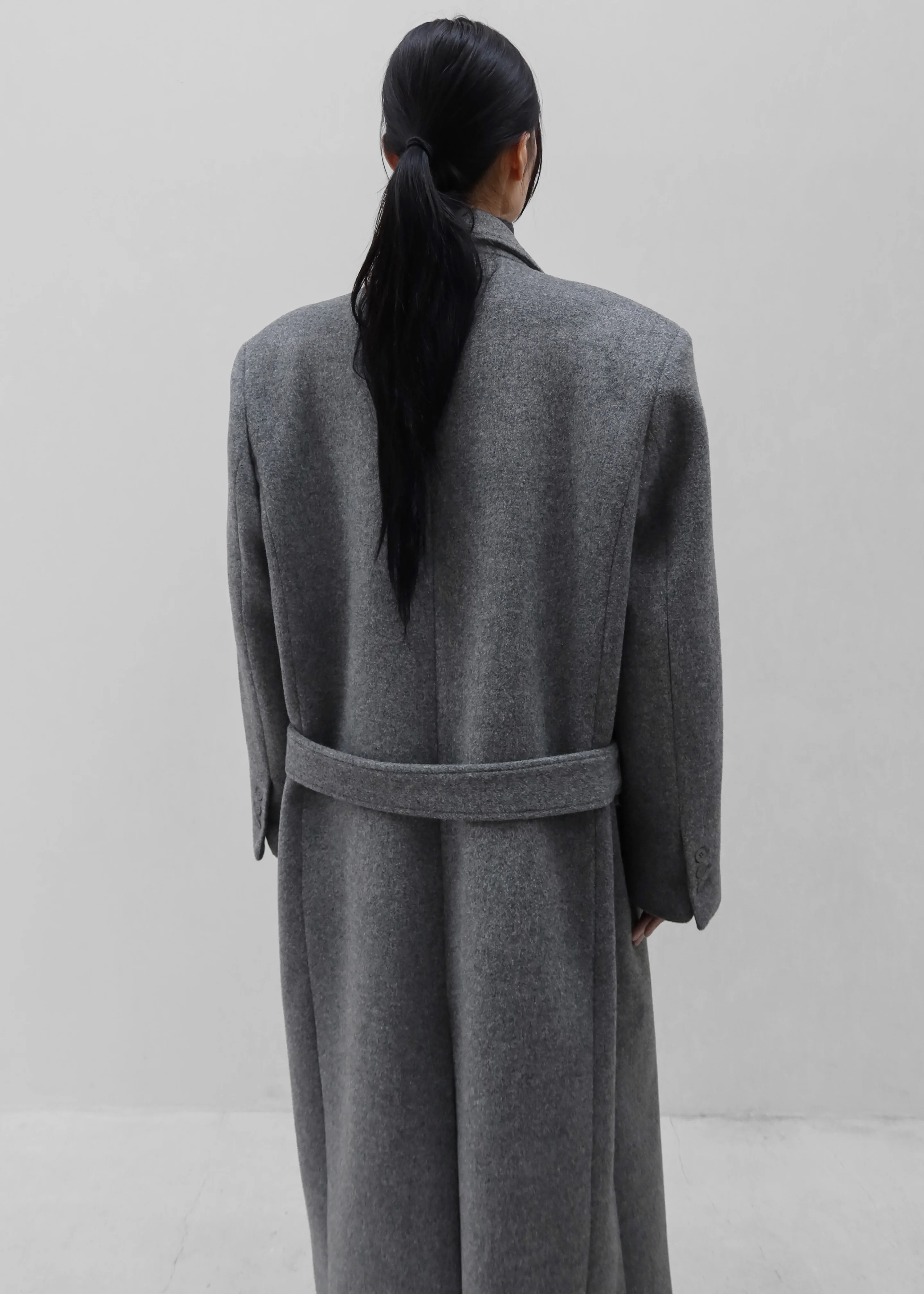 Ticino Wool Coat - Grey - Image 10