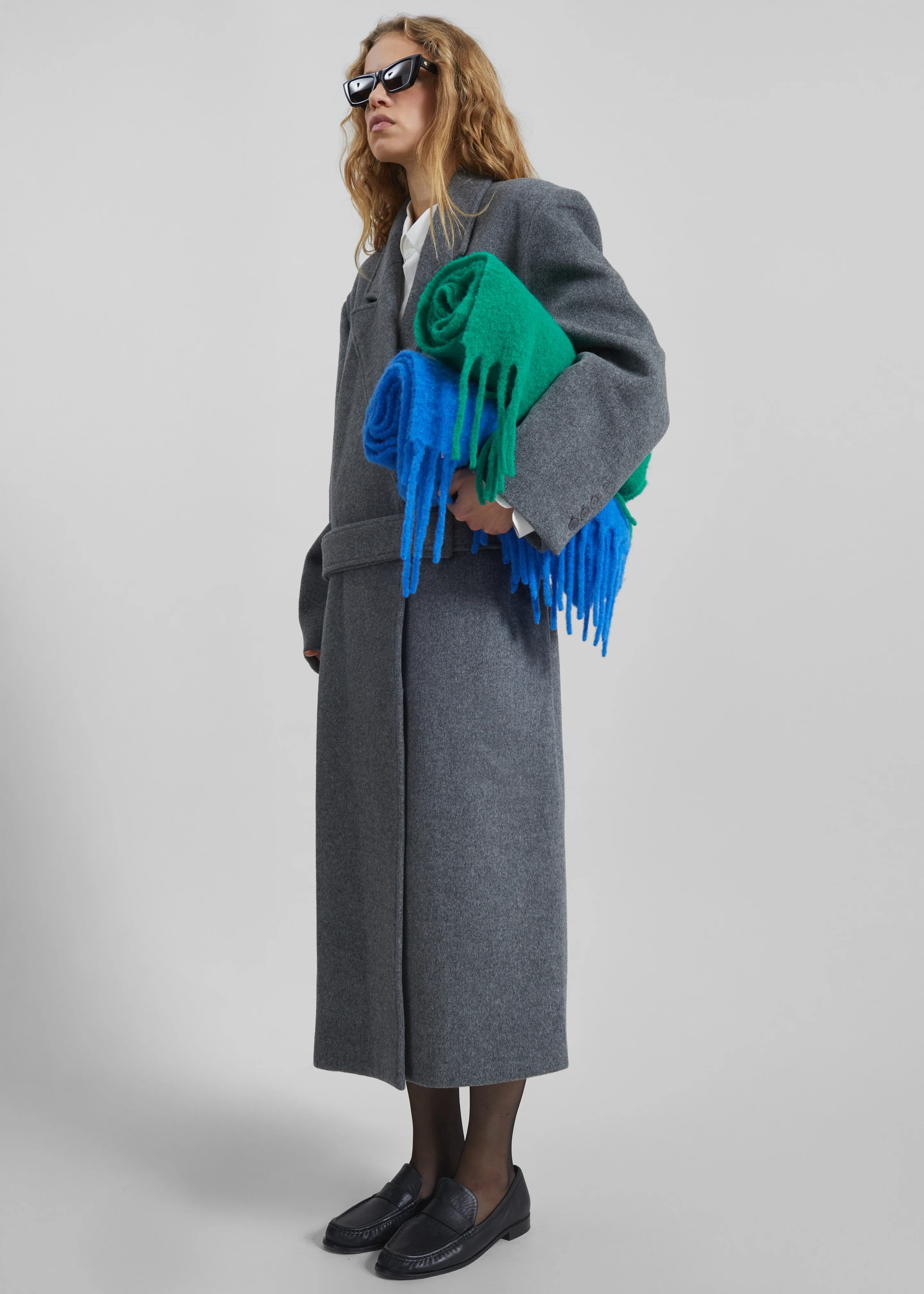 Ticino Wool Coat - Grey - Image 6