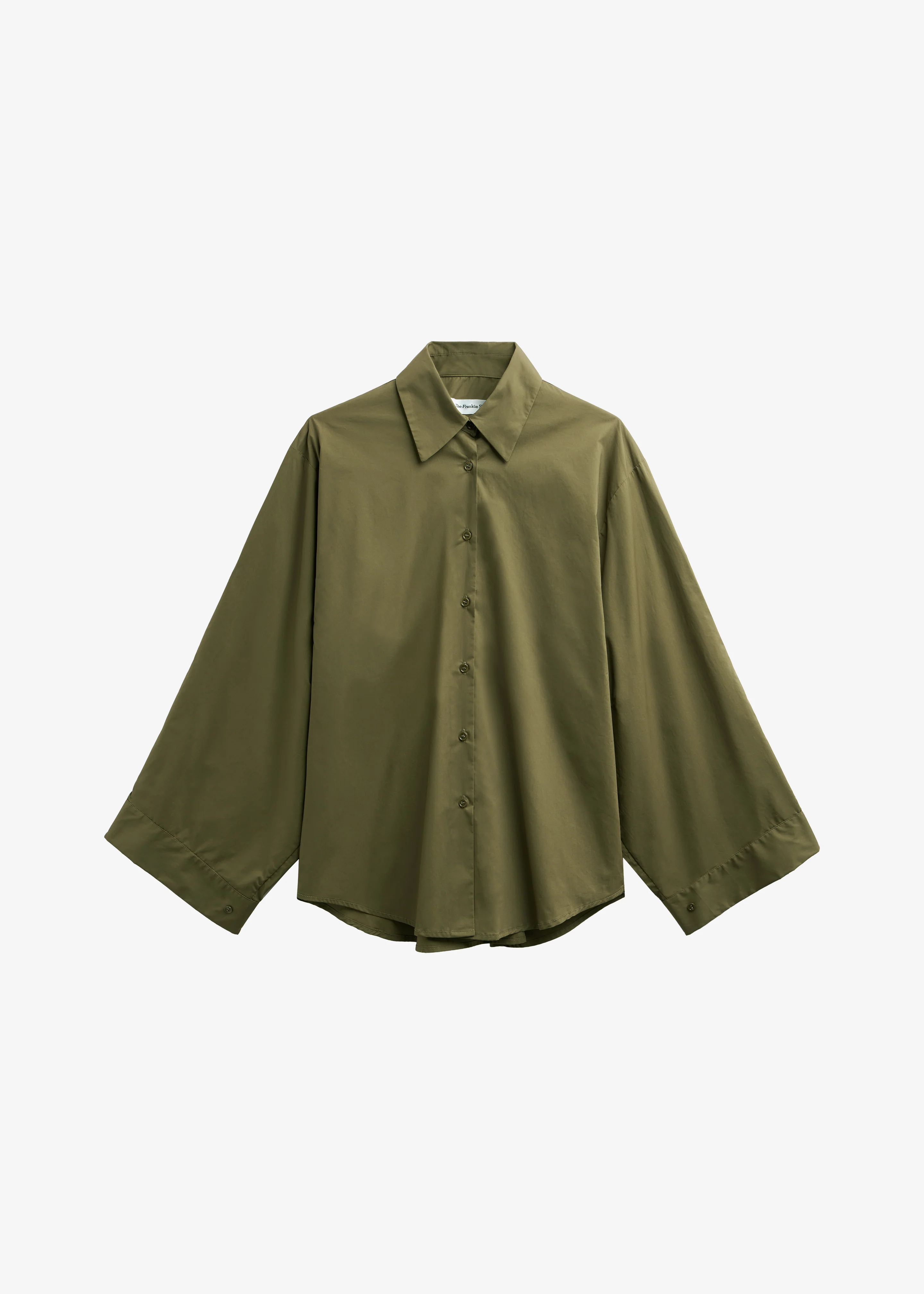 Tila Wide Sleeve Shirt - Olive - Image 9