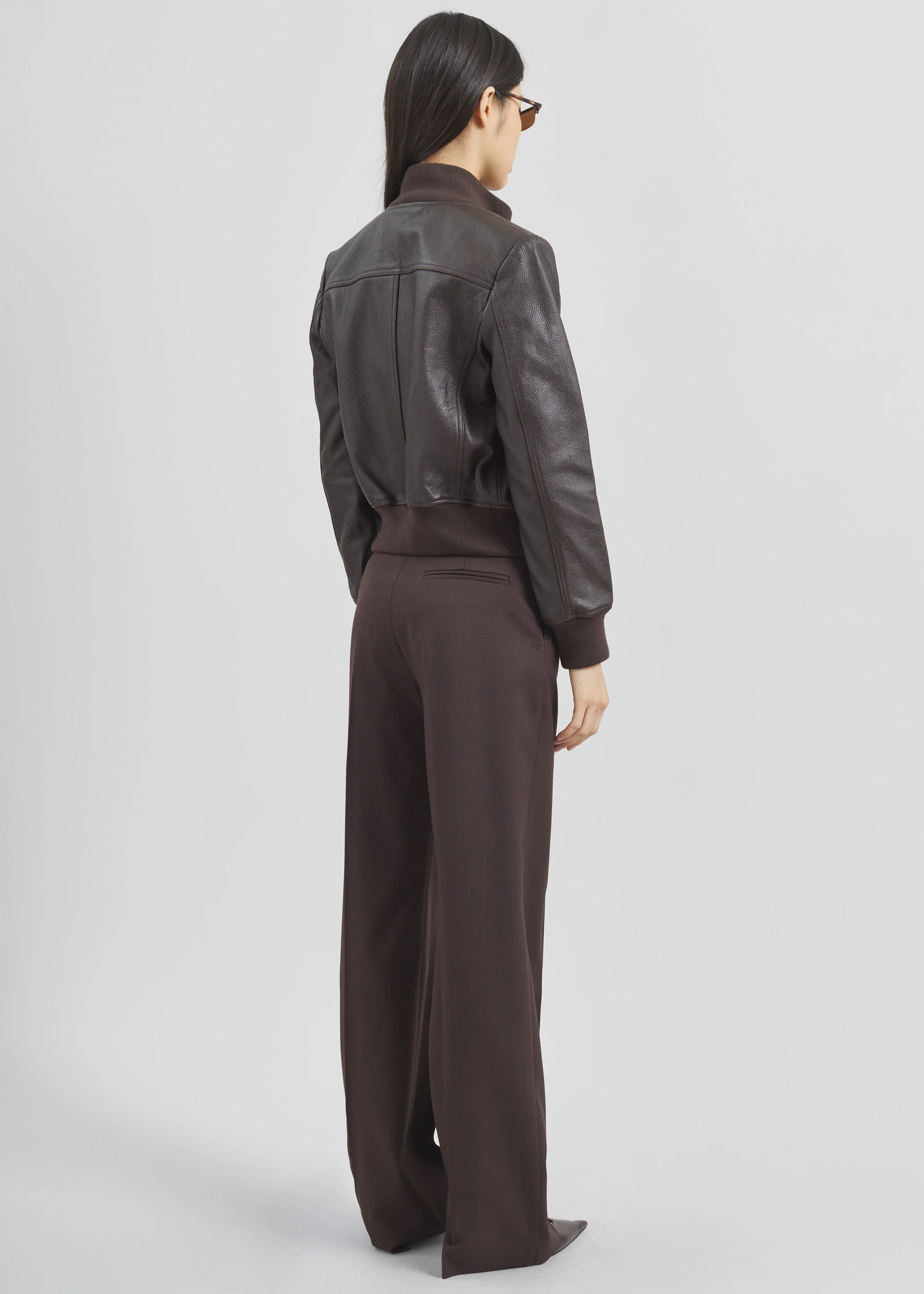Tobias Leather Jacket - Vintage Brown - Image 6