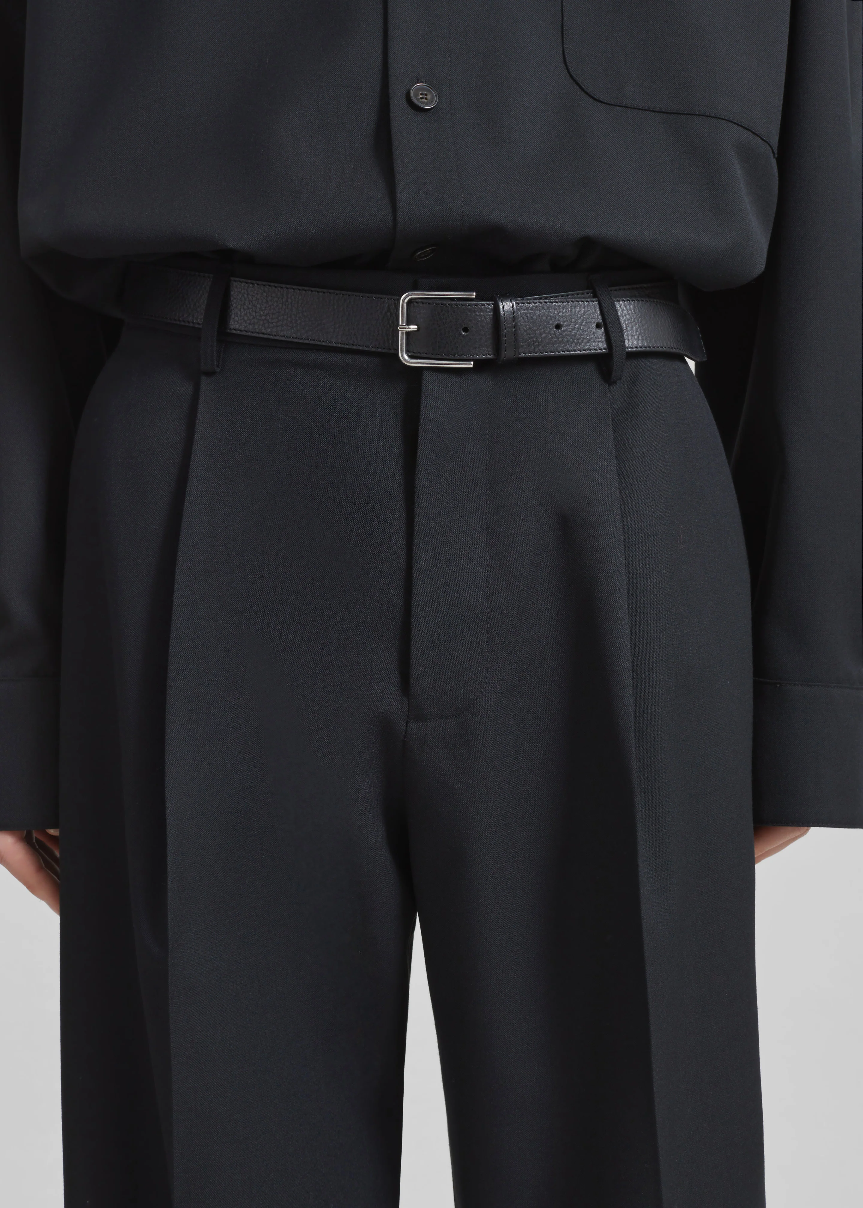 Toni Men Leather Belt - Black - Image 2