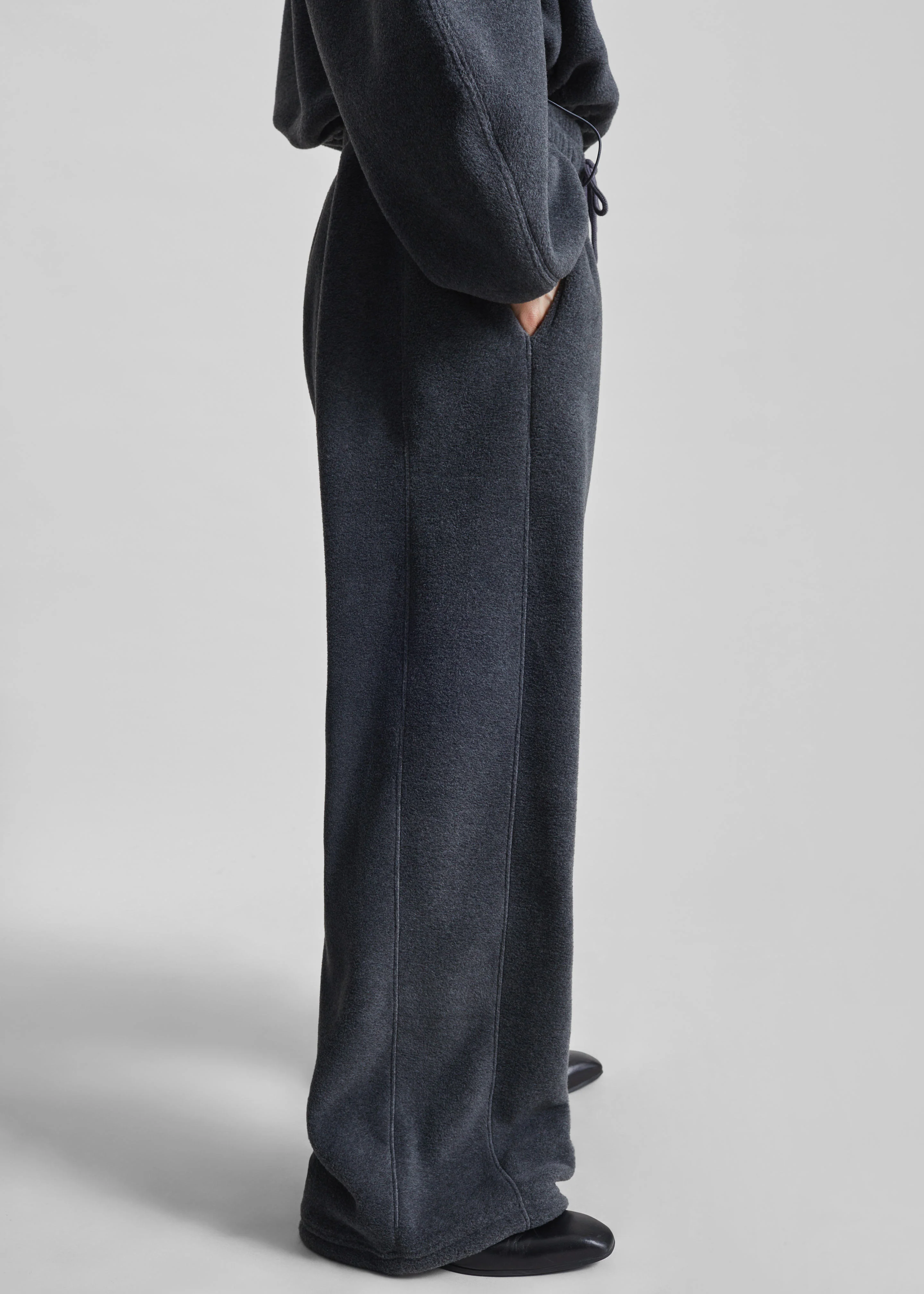 Treveray Fleece Sweatpants - Dark Grey - Image 6
