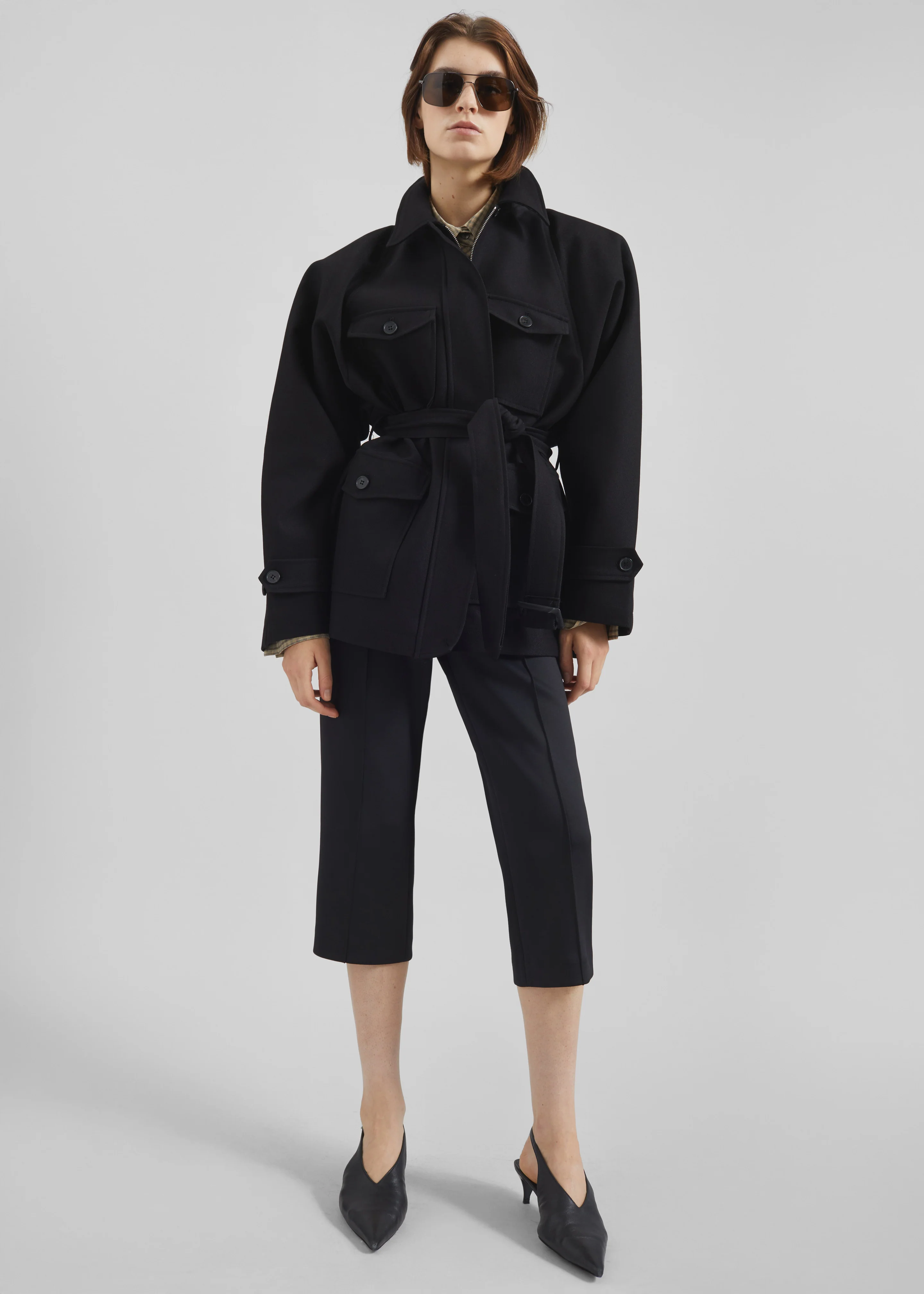 Trevose Padded Utility Jacket - Black - Image 9