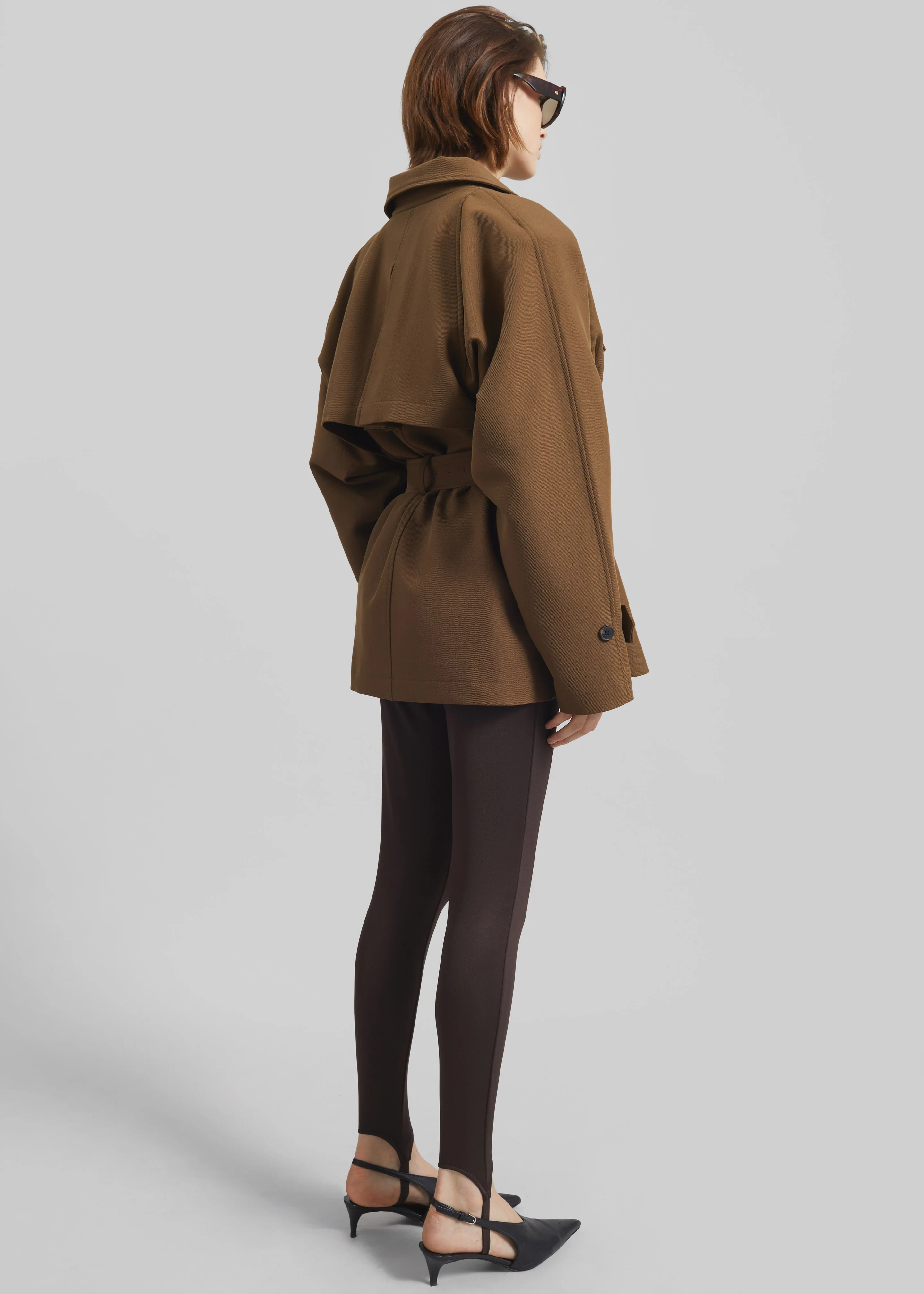 Trevose Padded Utility Jacket - Brown - Image 8