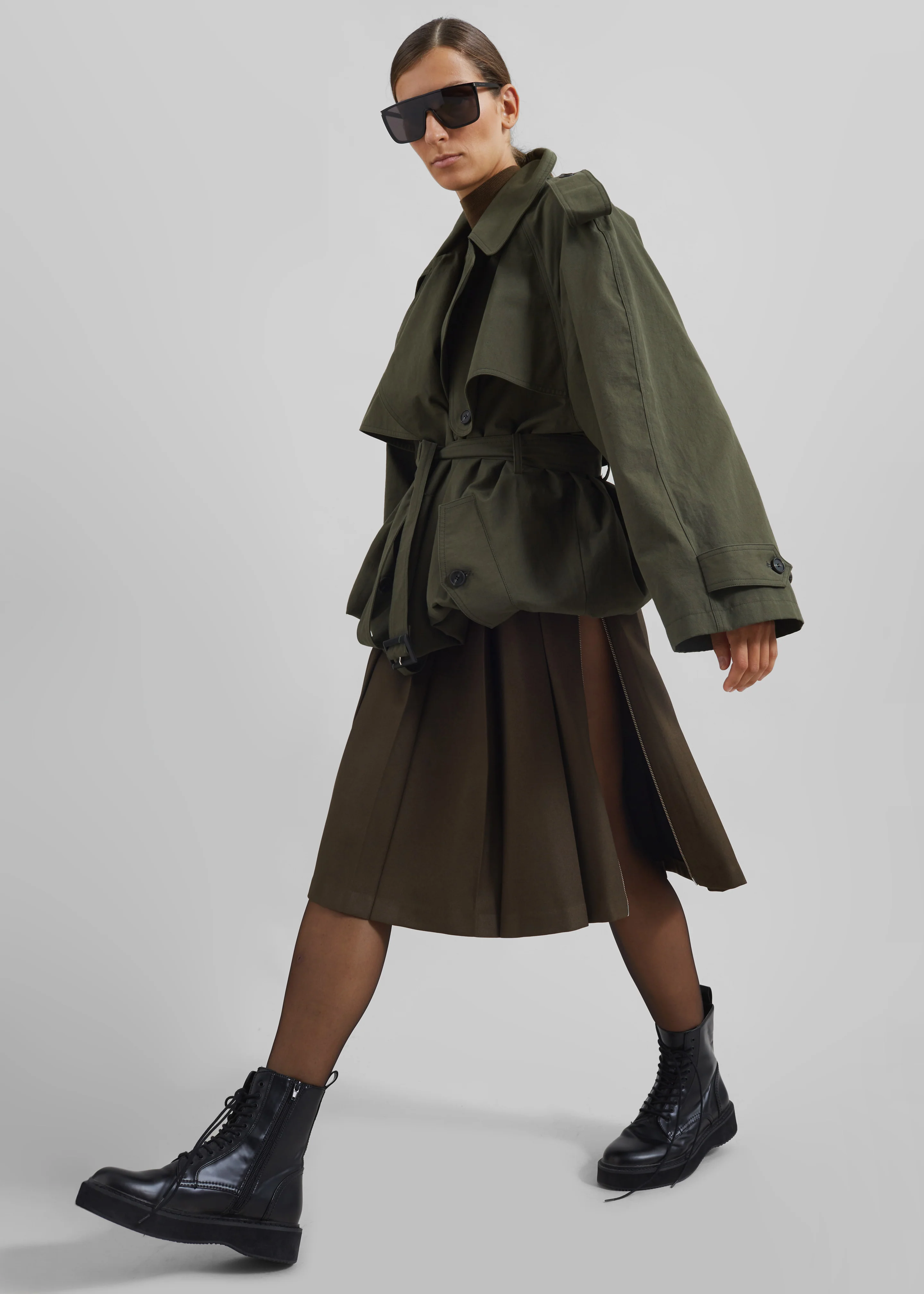 Tromso Convertible Trench - Khaki - Image 3