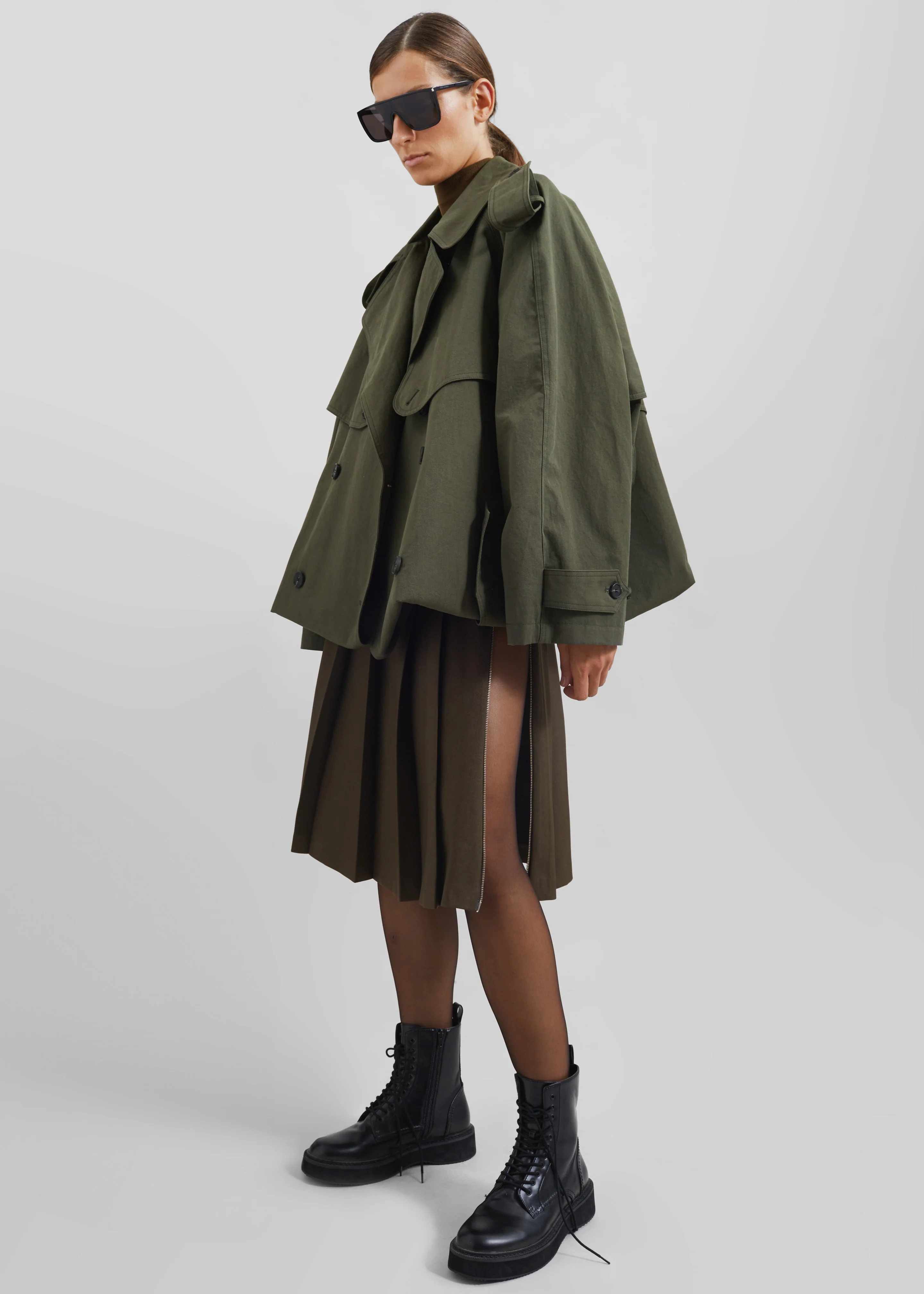Tromso Convertible Trench - Khaki - Image 7