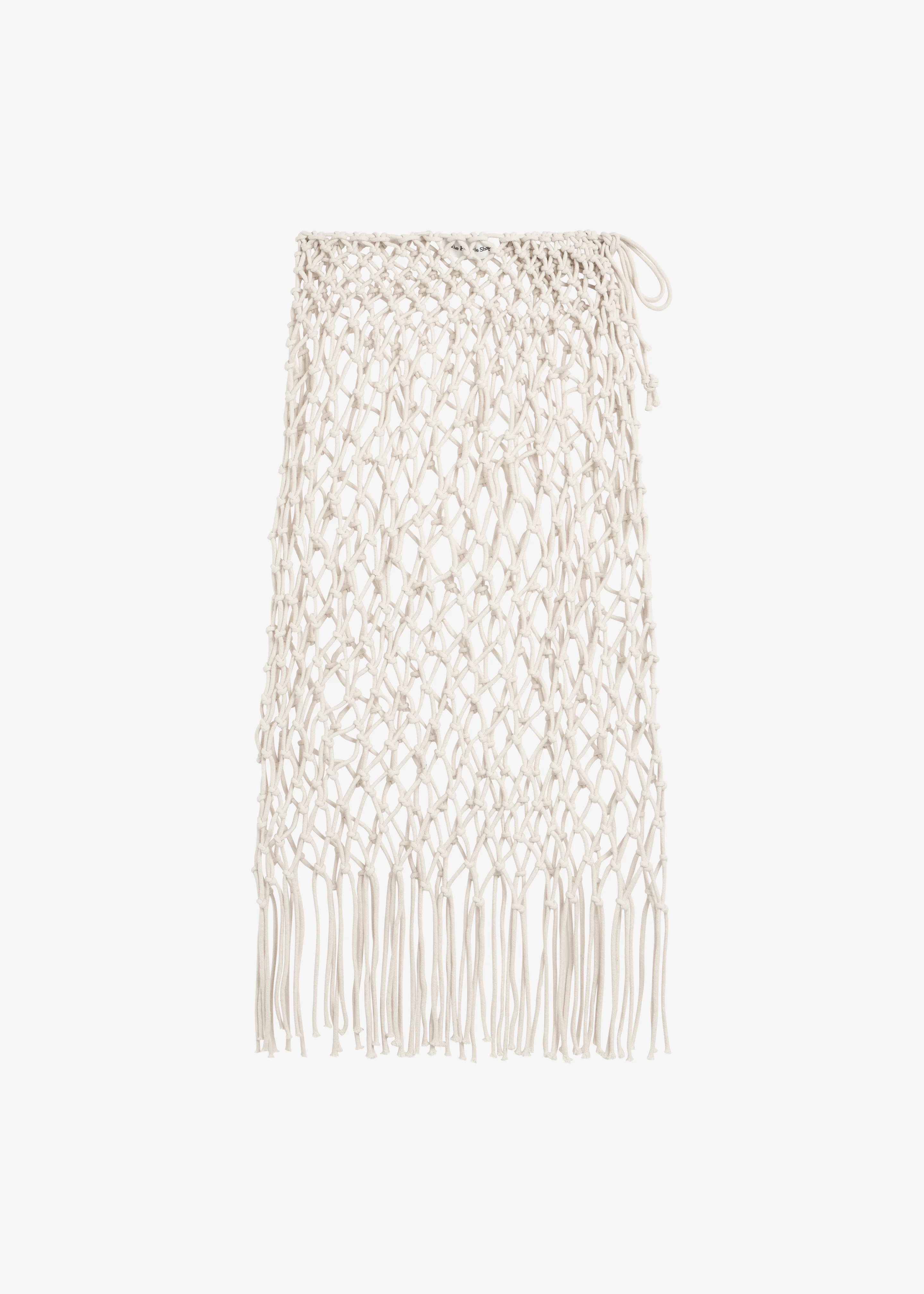 Tropea Macrame Skirt - Ecru - Image 8