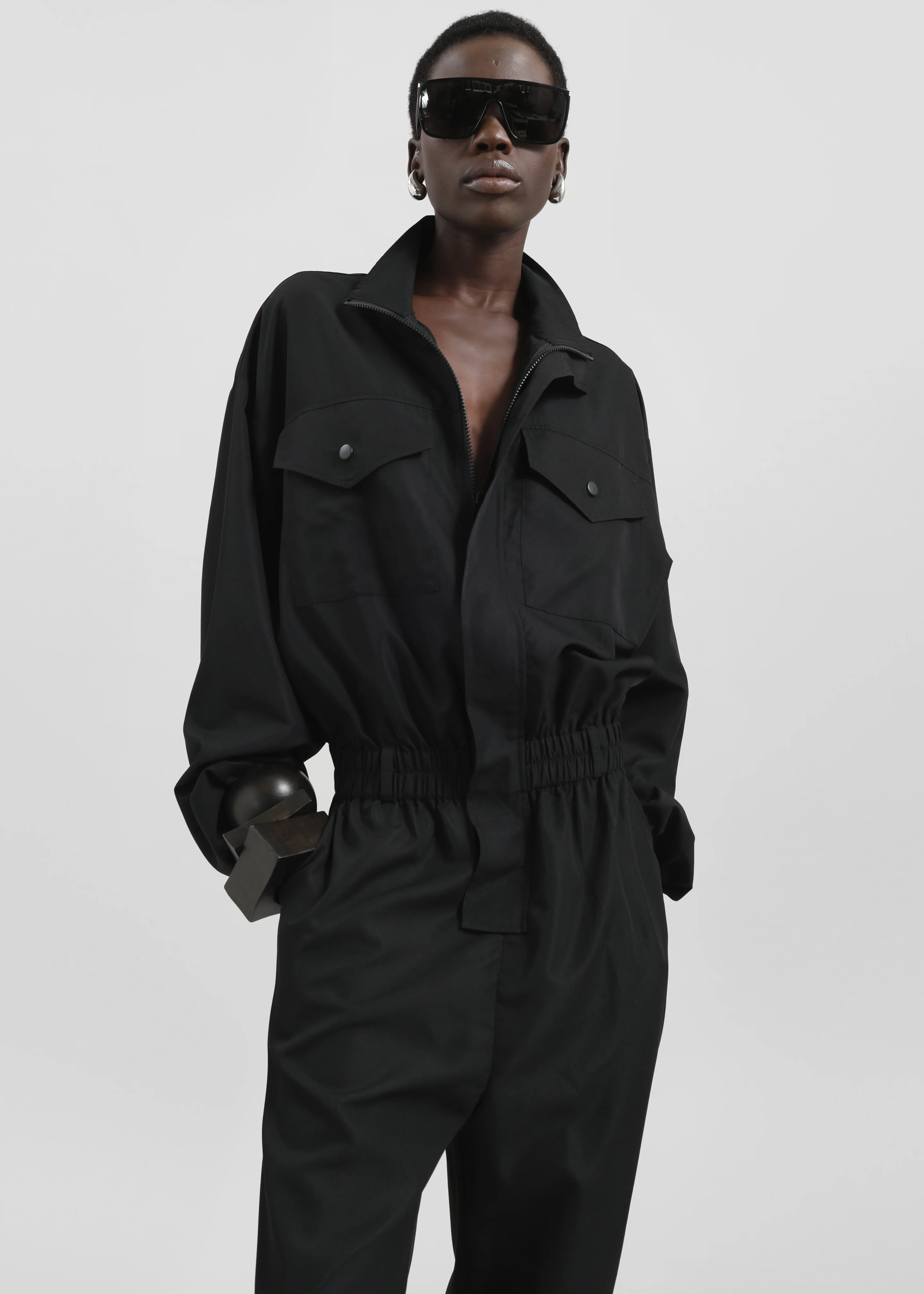 Tropez Jumpsuit - Black - Image 2