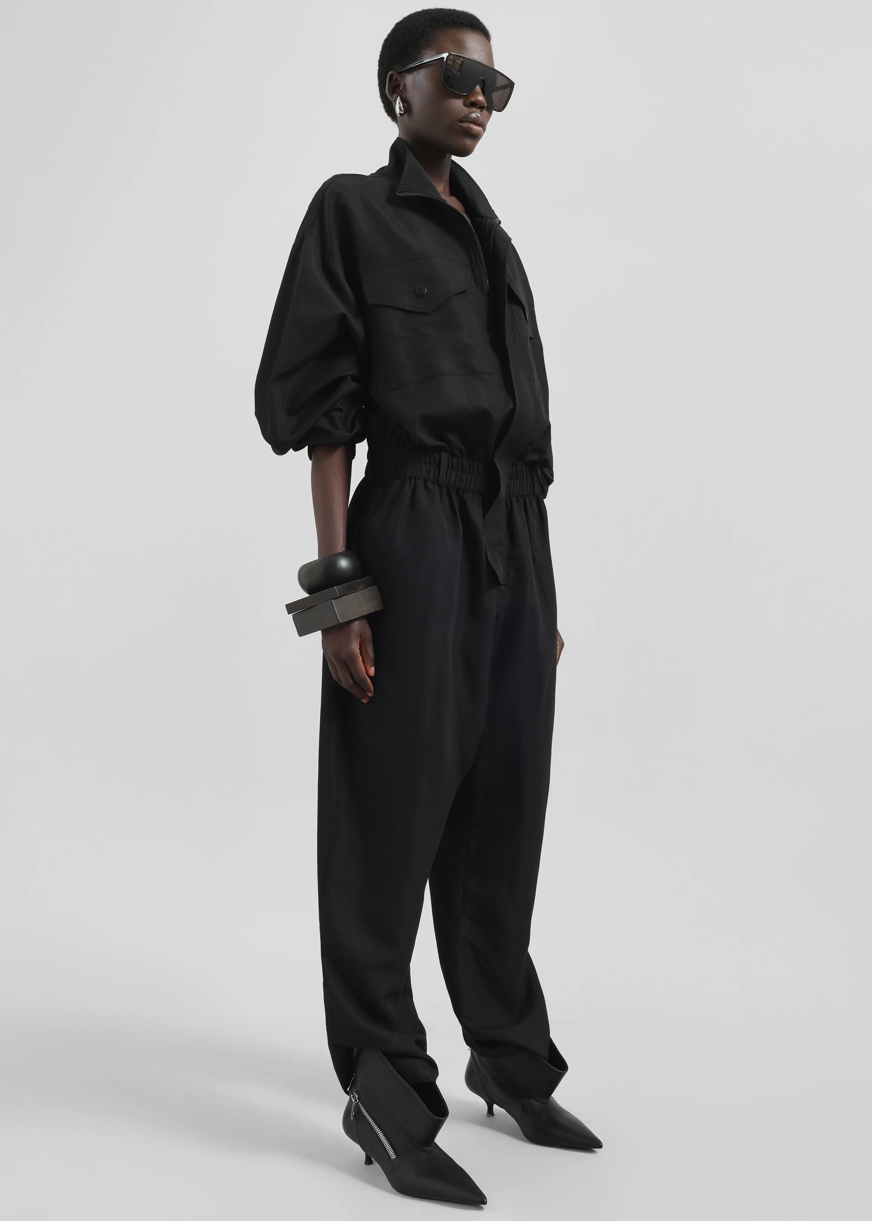 Tropez Jumpsuit - Black - Image 3
