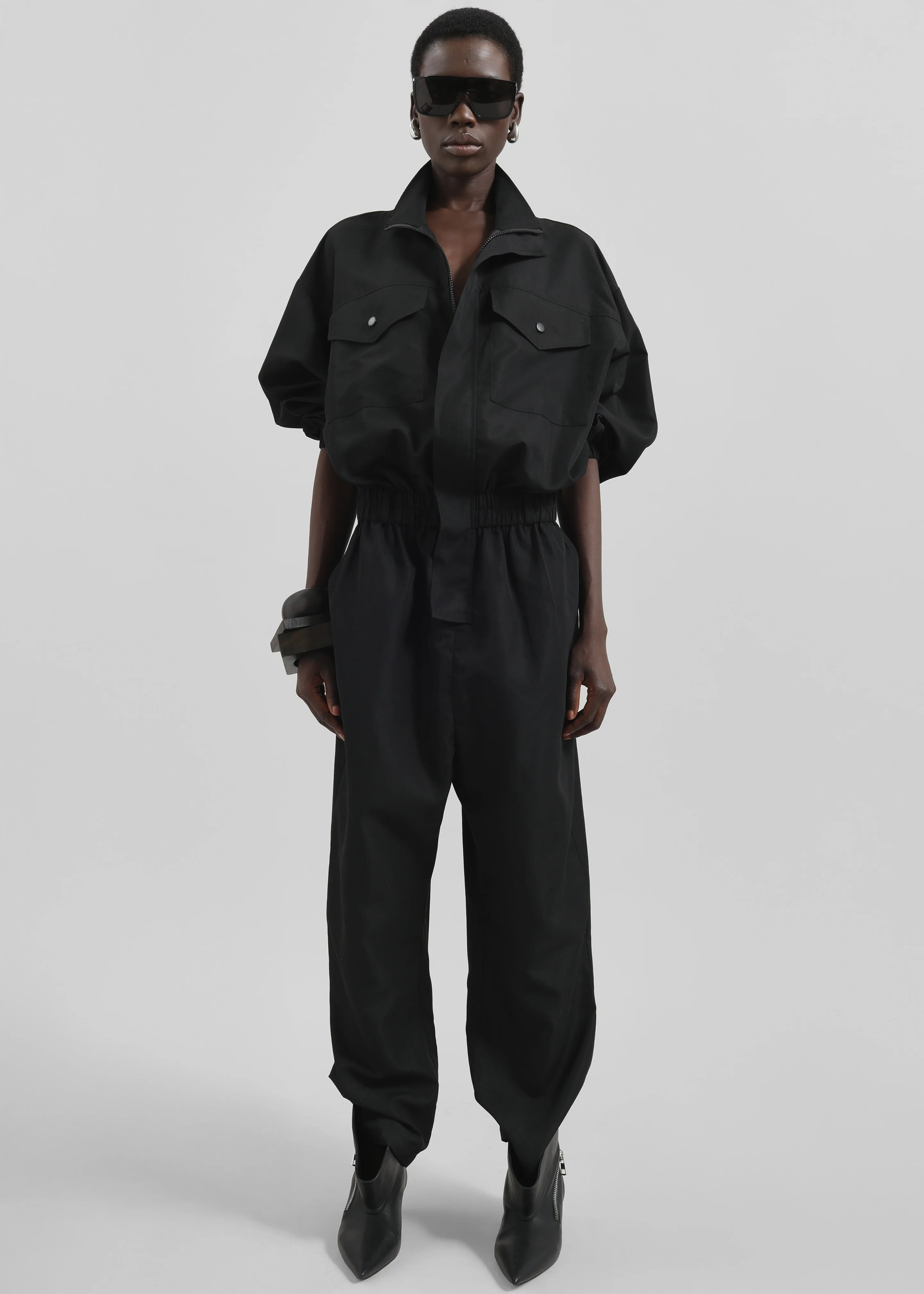 Tropez Jumpsuit - Black - Image 5