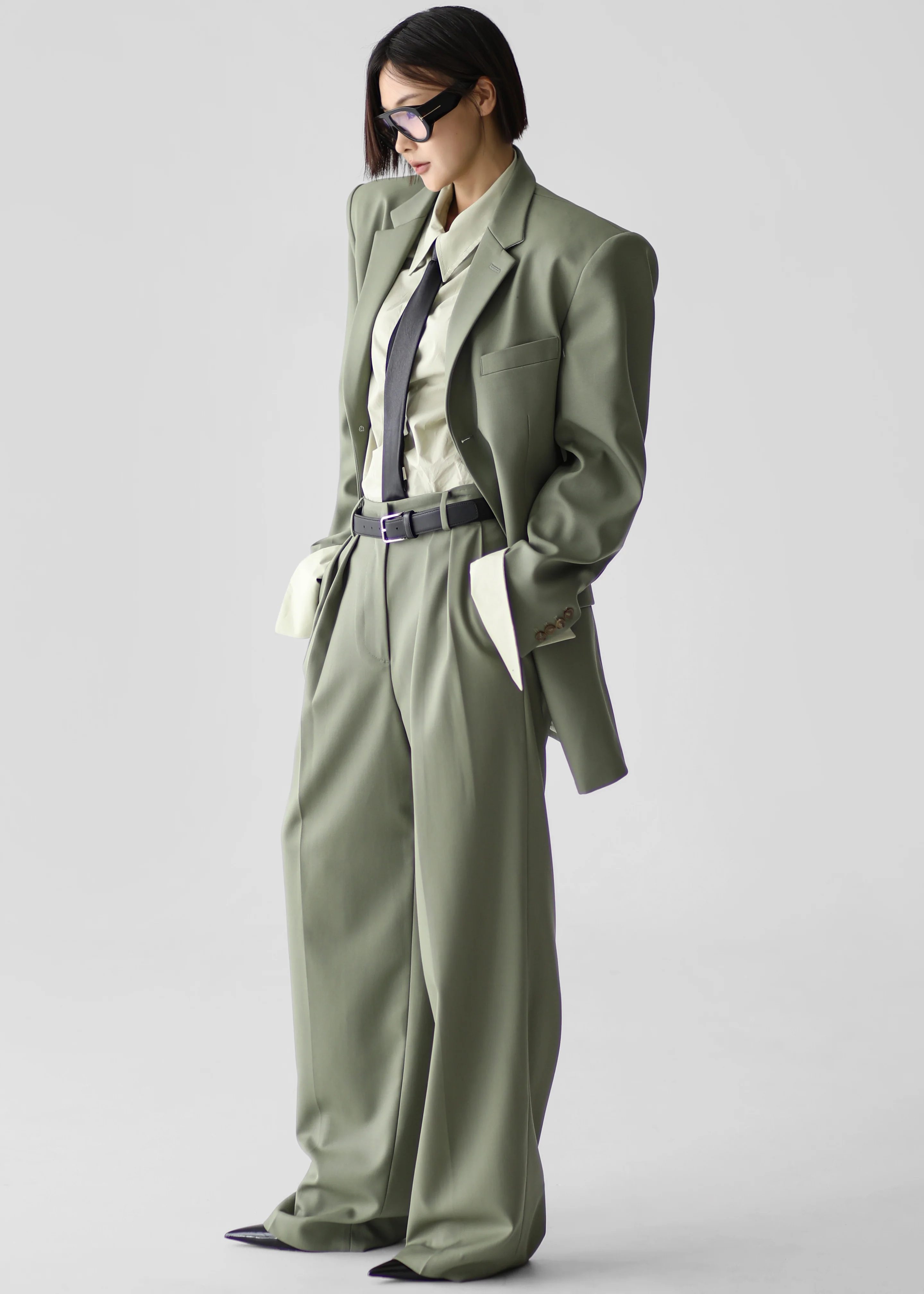 Trosa Blazer - Pale Olive - Image 9