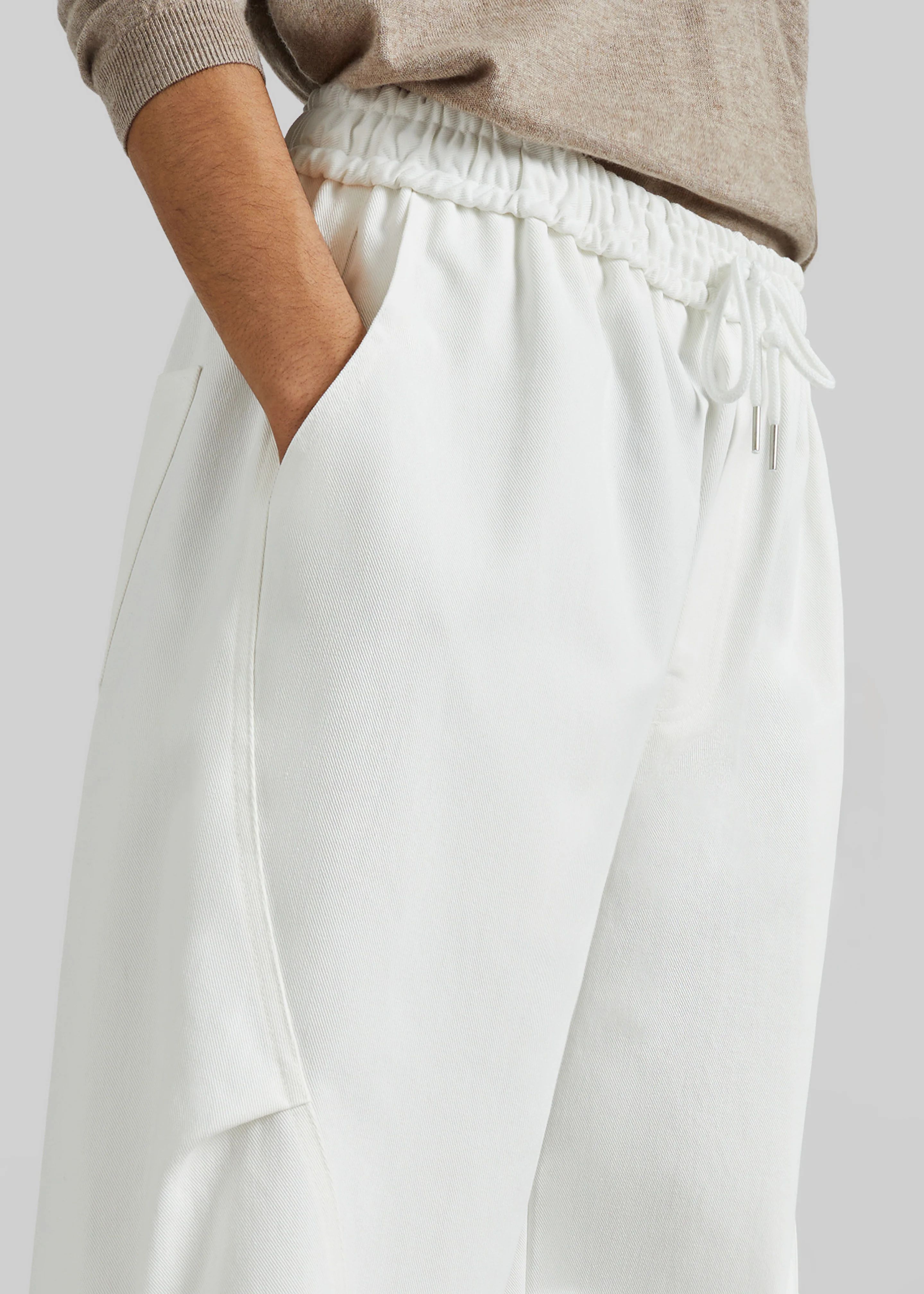 Tulsa Curved Pants - White - Image 4