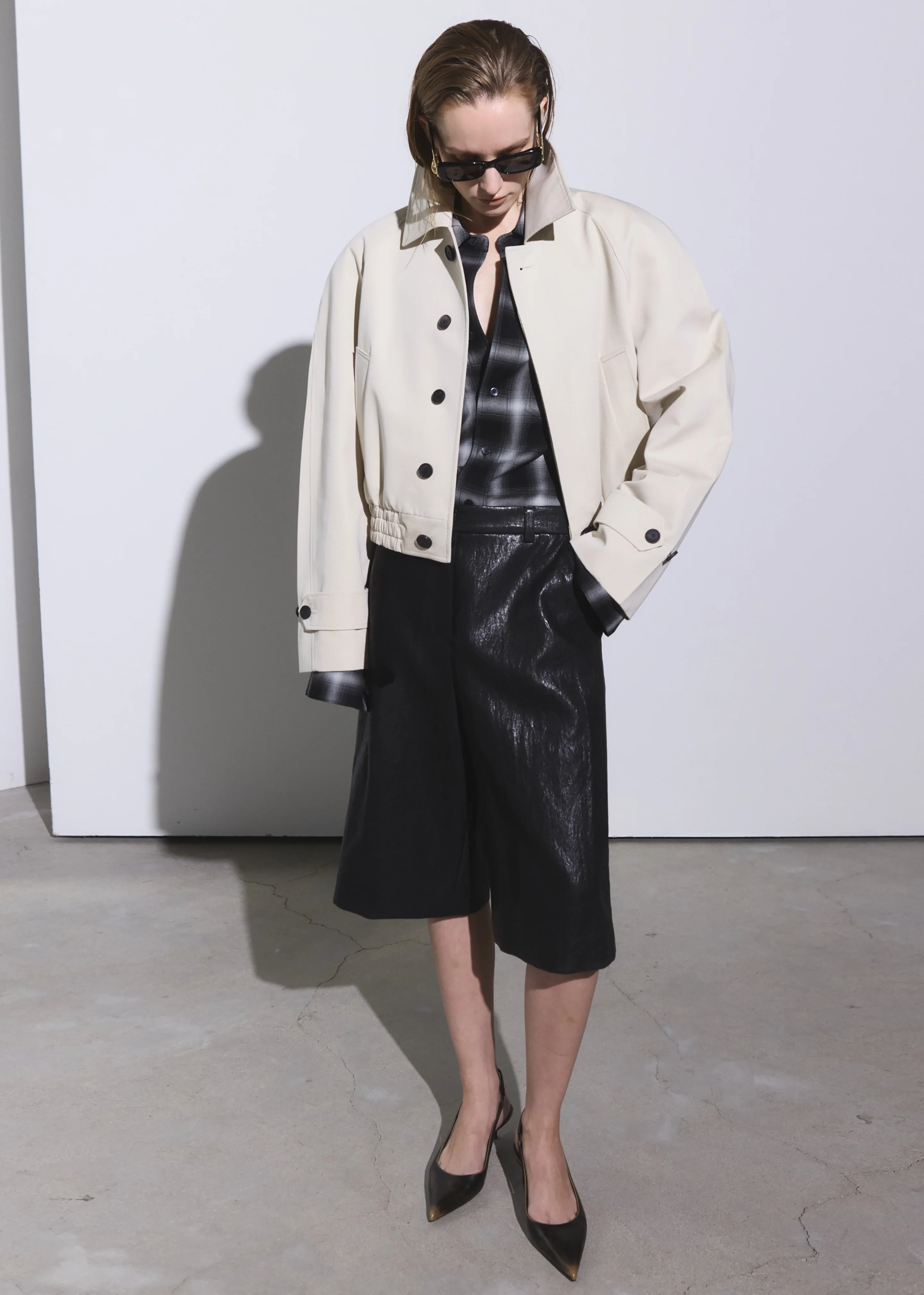 Turenne Curved Jacket - Beige