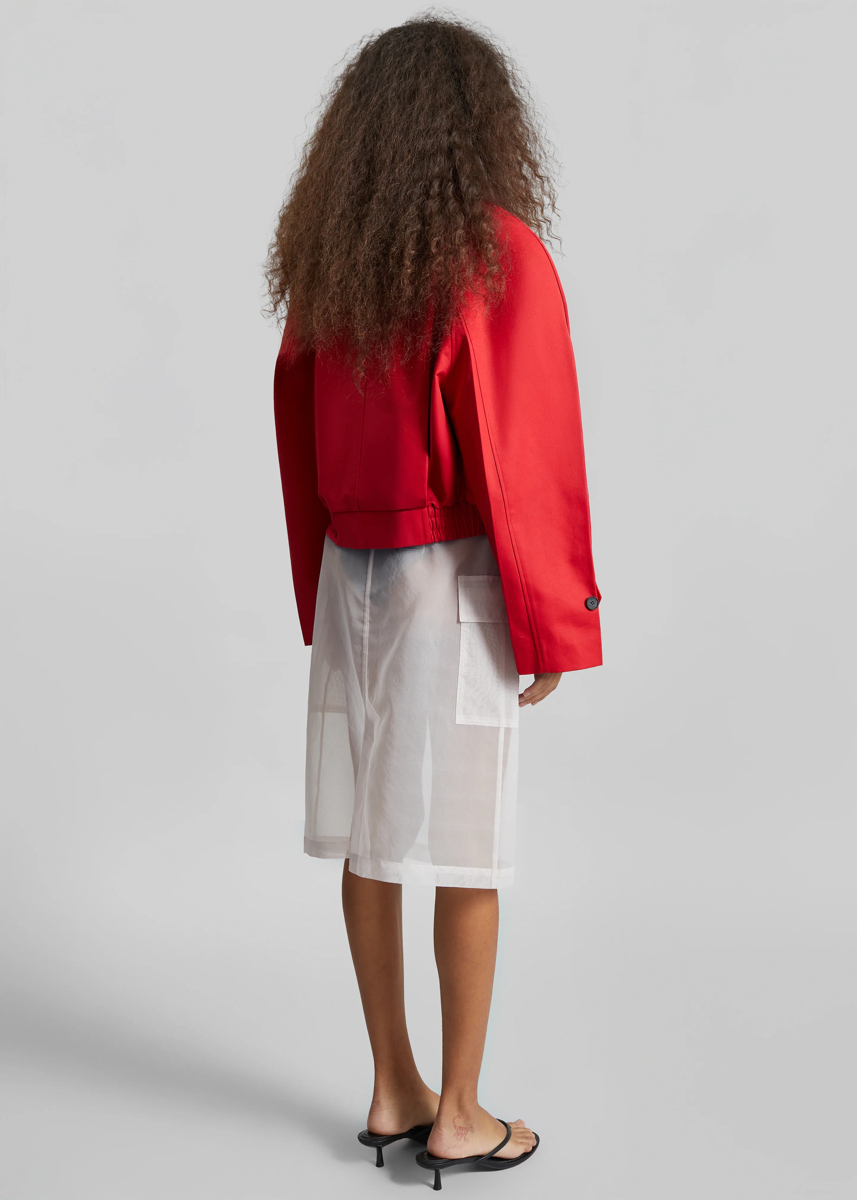 Turenne Curved Jacket - Red - Image 10