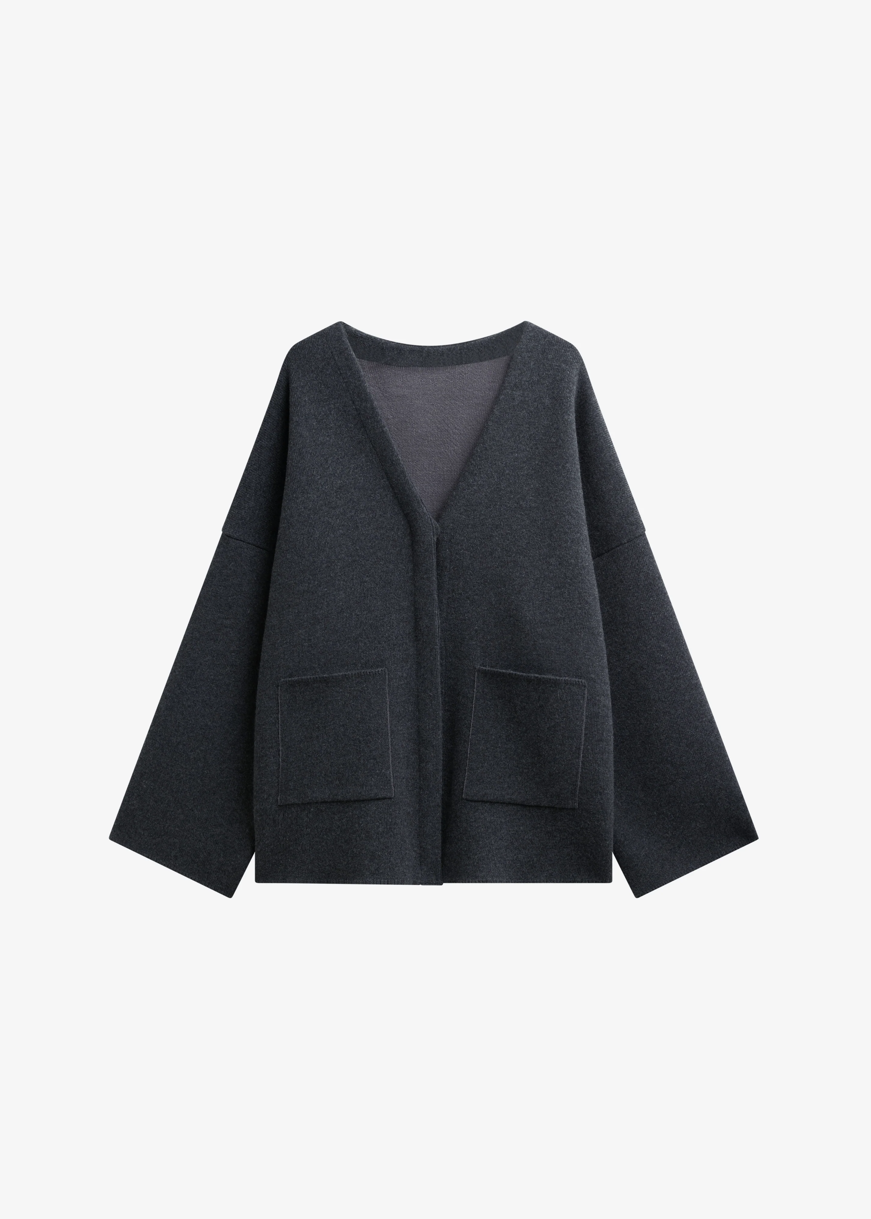 Tynset Oversized Cardigan - Charcoal - Image 7