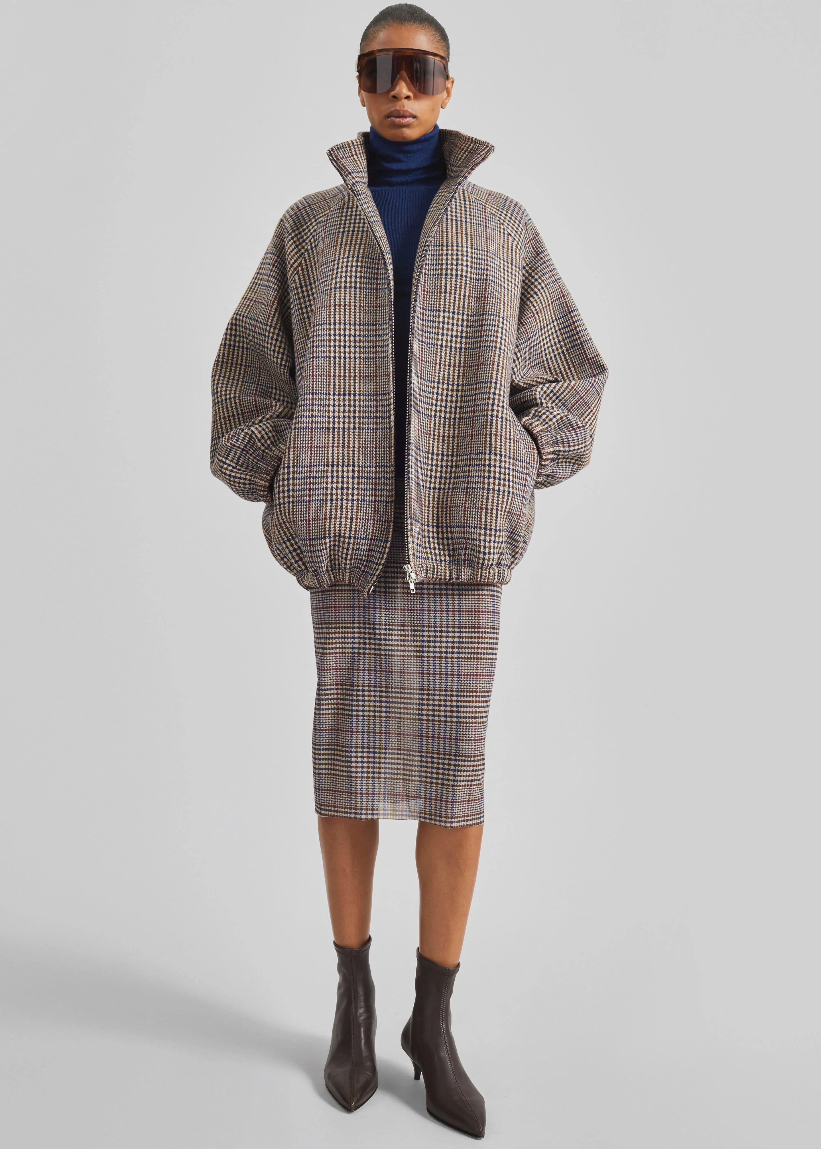 Utica Thin Turtleneck Sweater - Blue - Image 3