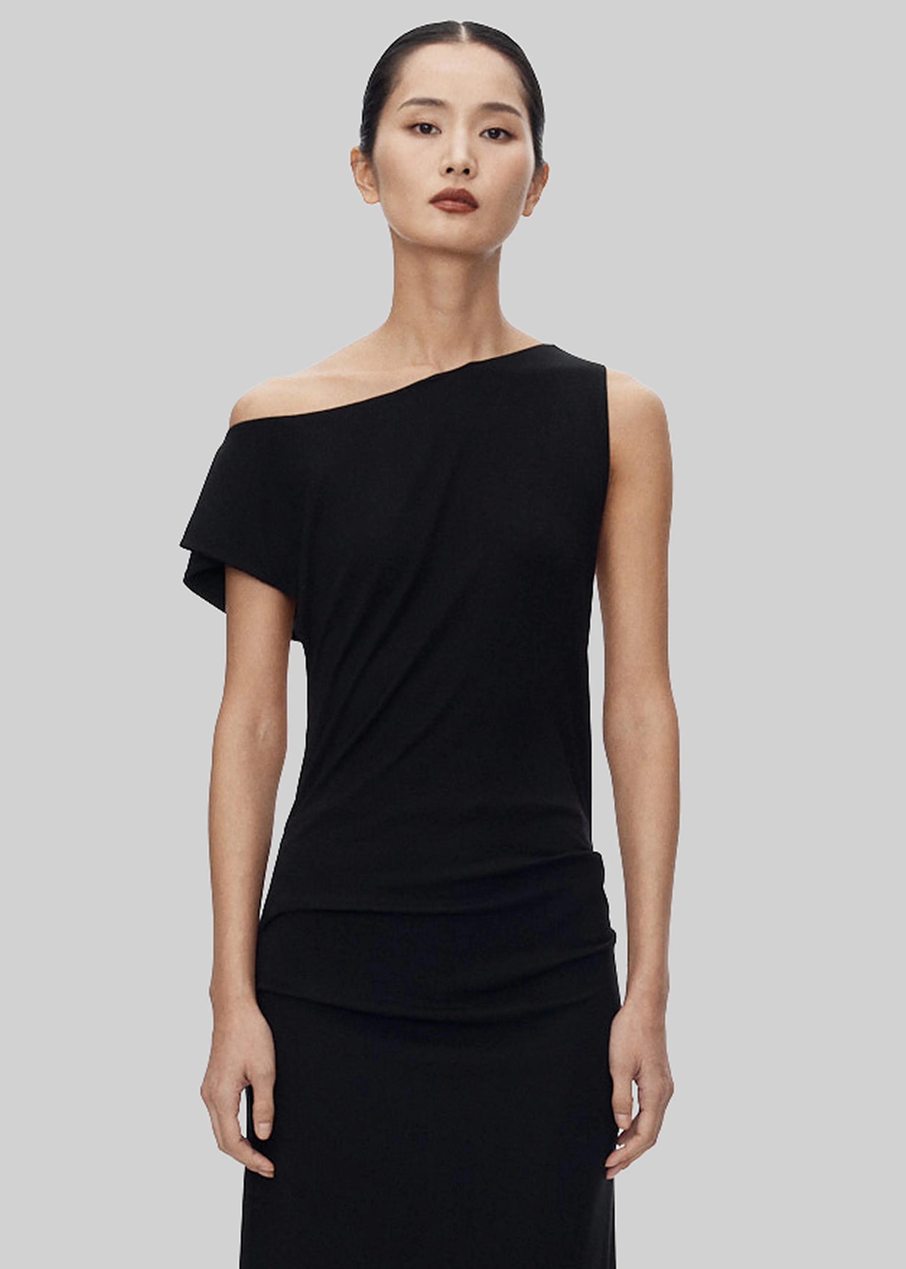 Varena Twisted Cut-Out Maxi Dress - Black - Image 4