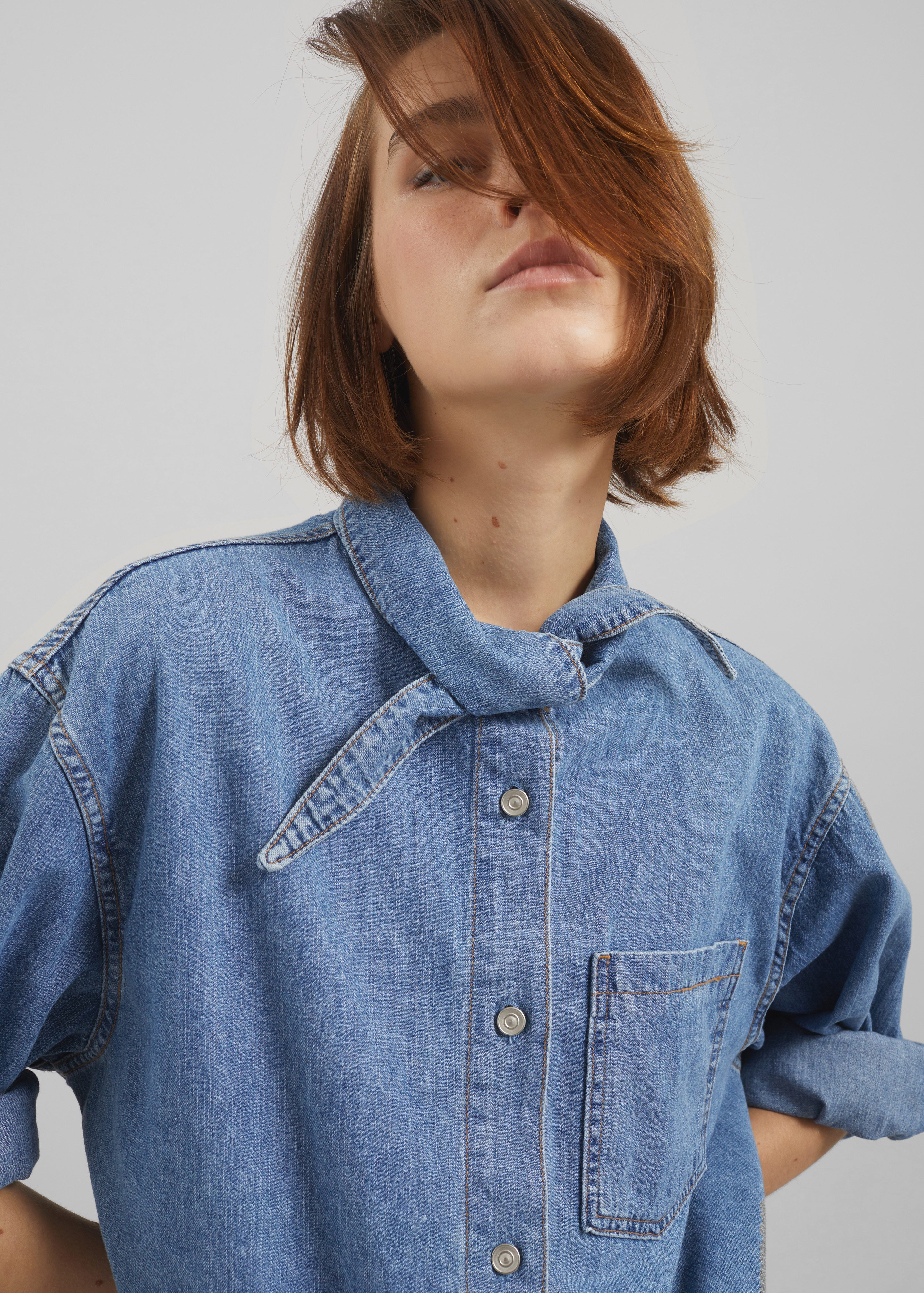 Varzy Denim Shirt - Medium Wash - Image 3