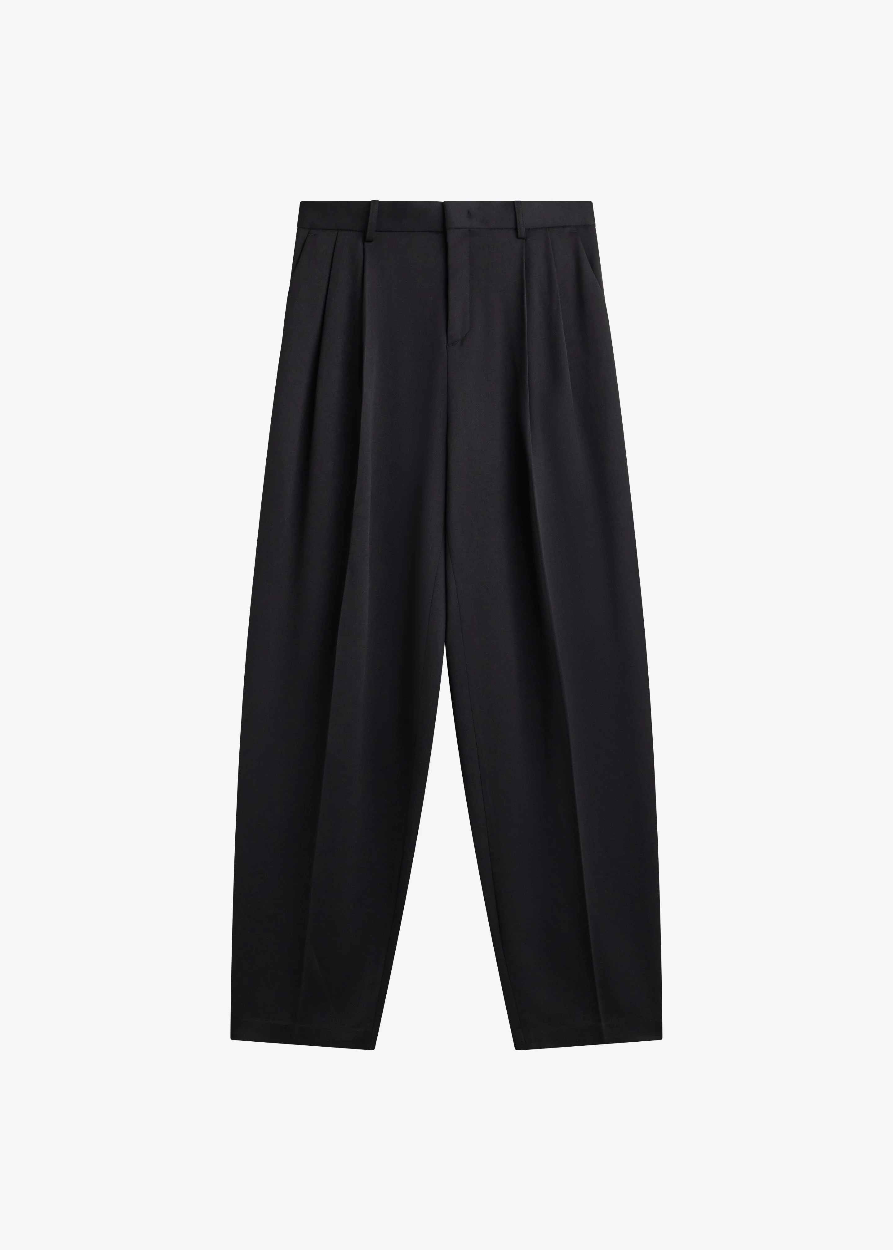Vester Pleated Trousers - Black - Image 7