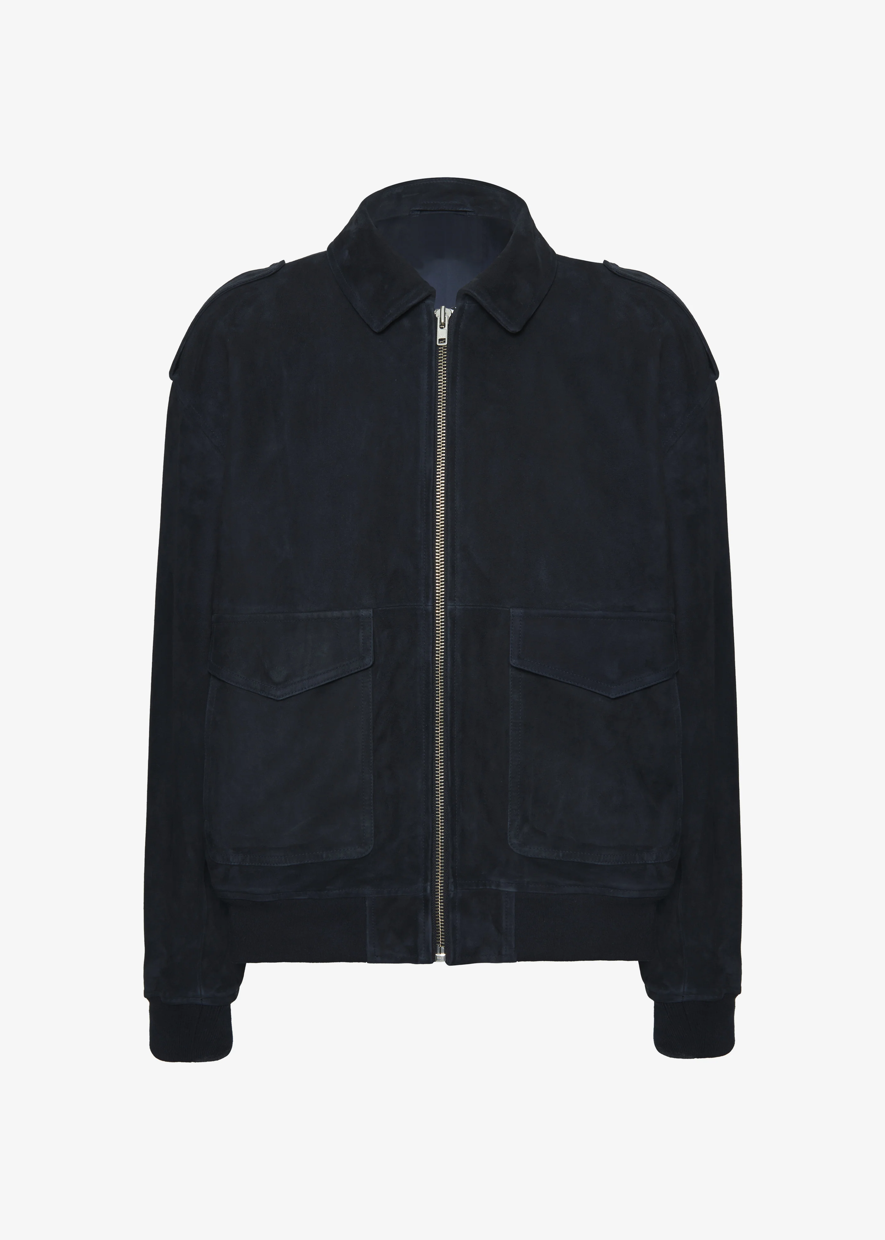 Viper Suede Jacket - Navy - Image 10