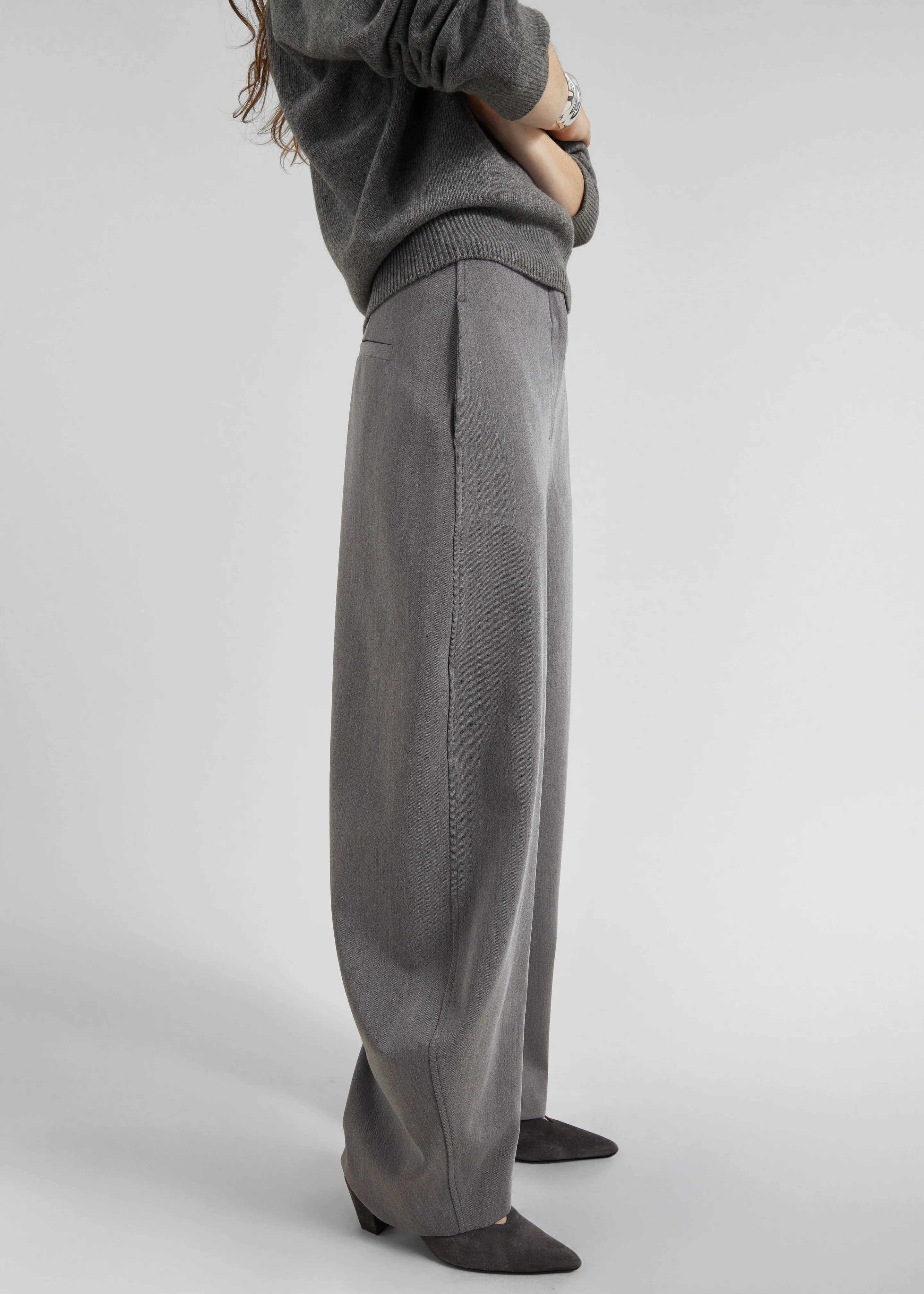 Vosges Barrel Leg Pants - Grey - Image 4