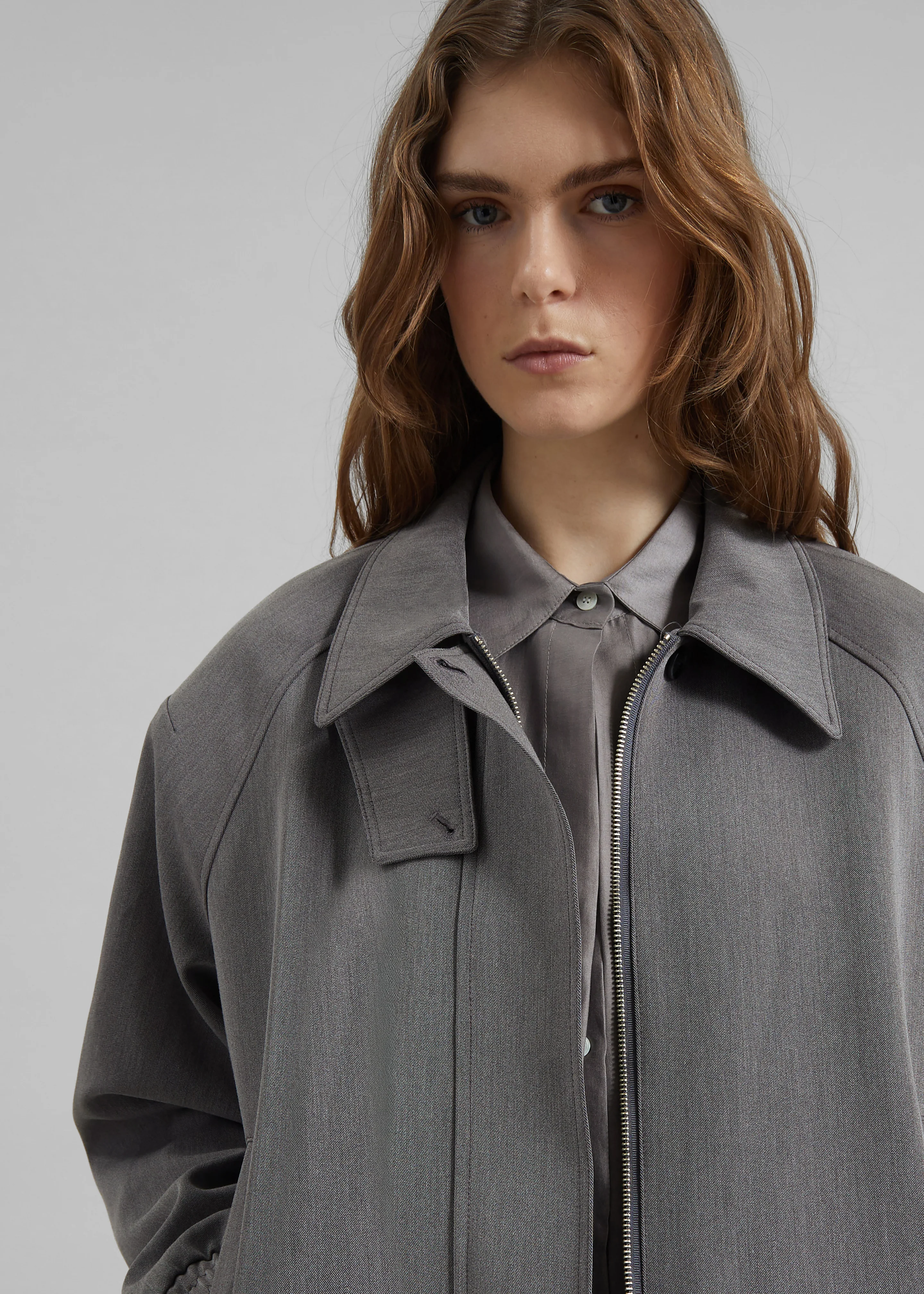 Vosges Padded Blouson Jacket - Grey - Image 6