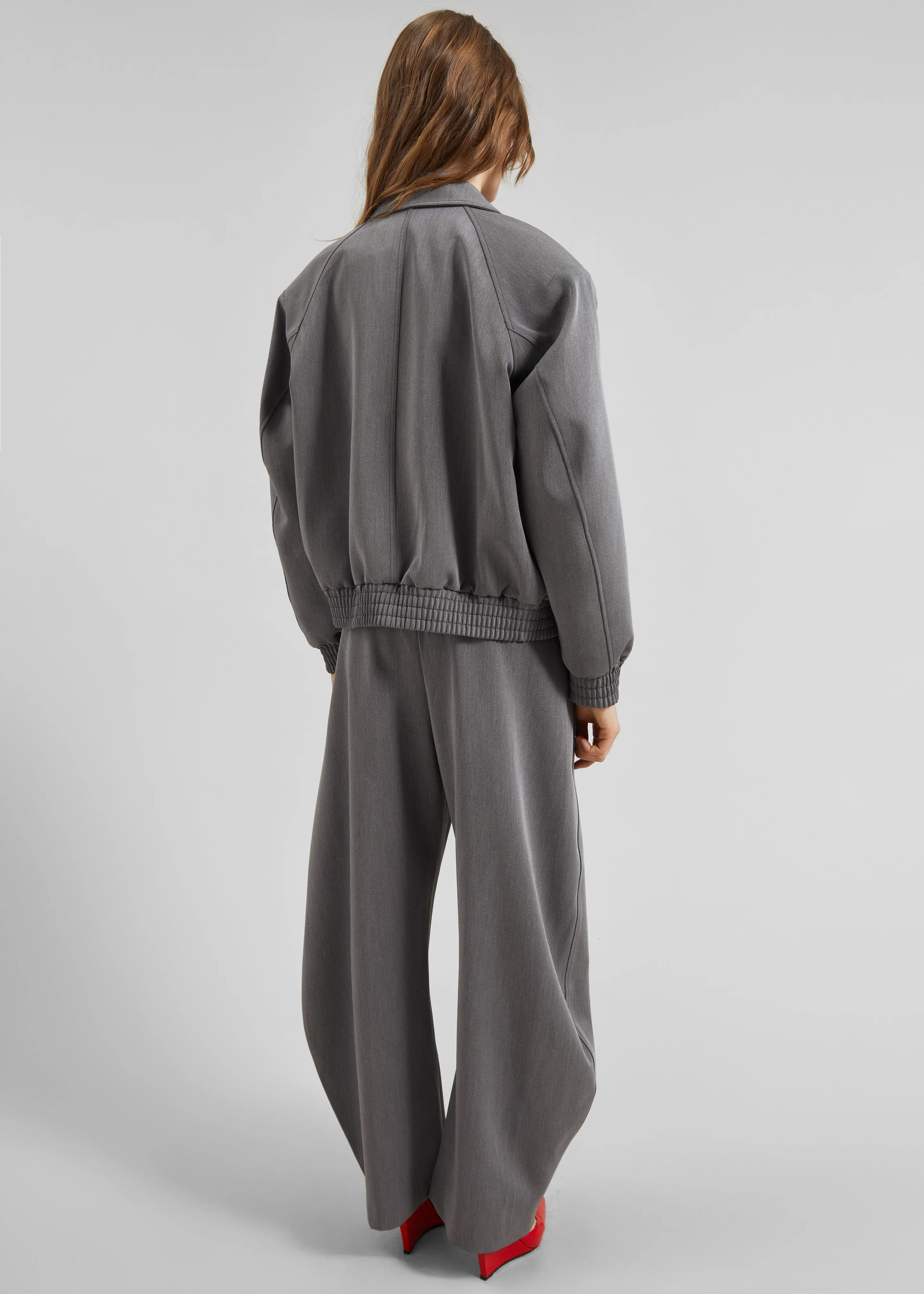 Vosges Padded Blouson Jacket - Grey - Image 7