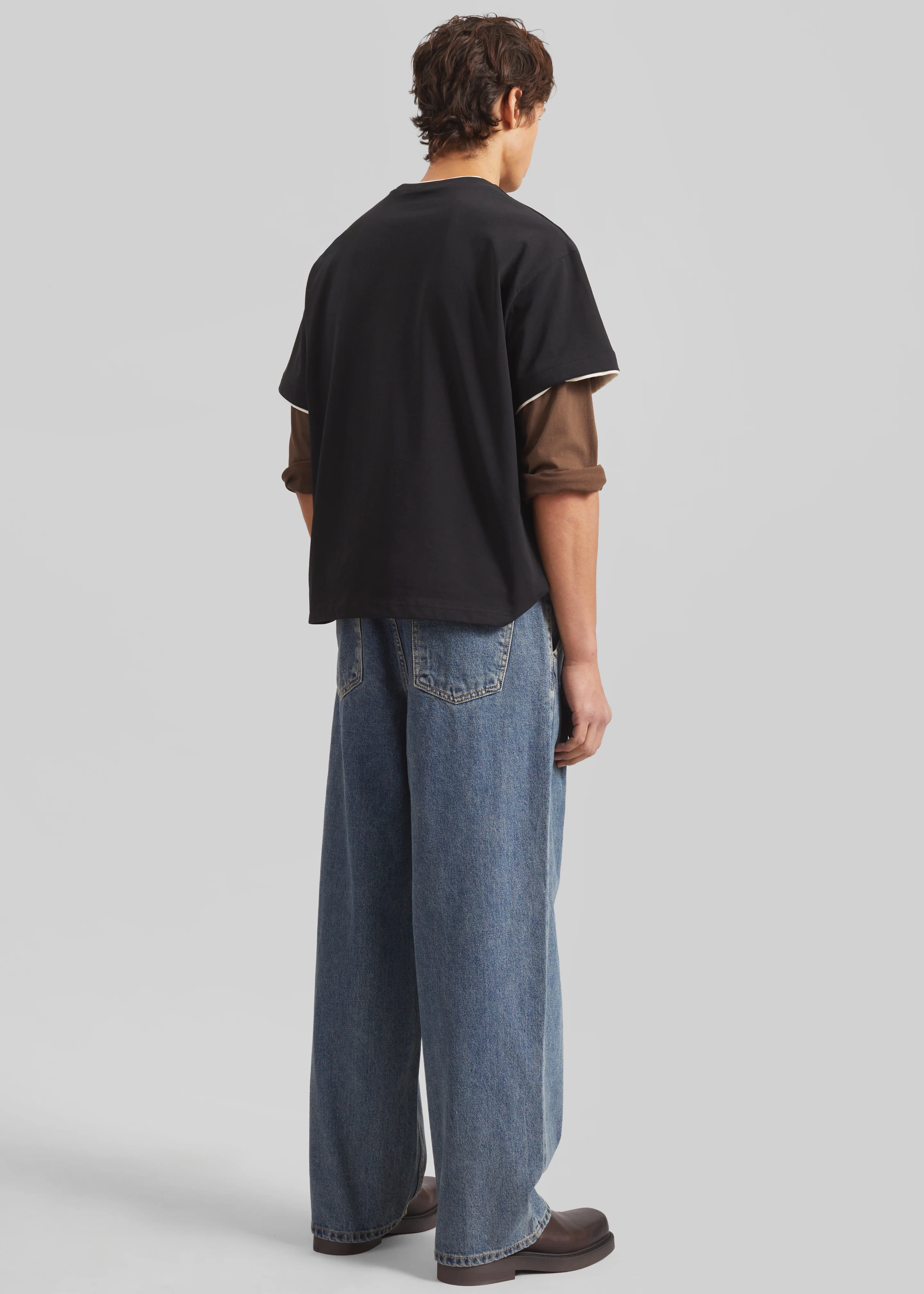Warem Layer Effect Tee - Black - Image 8