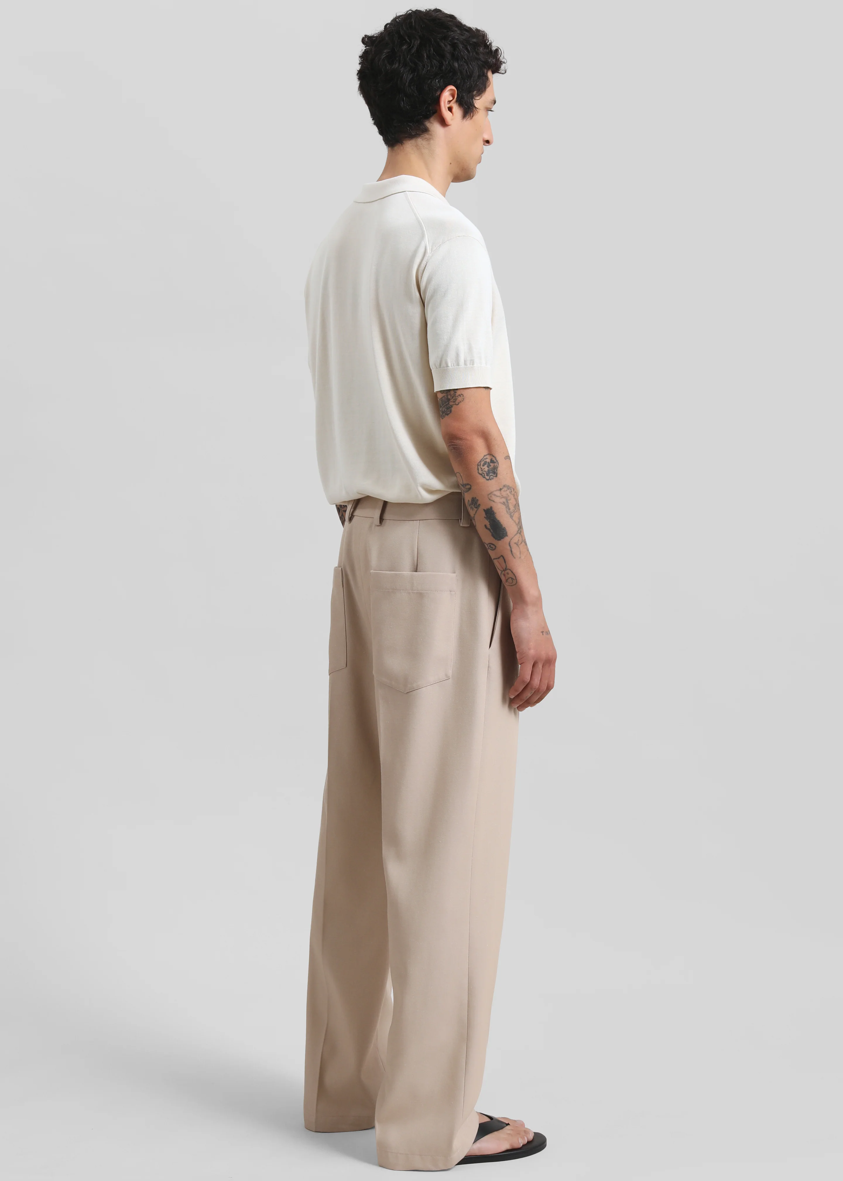Watson Trousers - Beige - Image 10