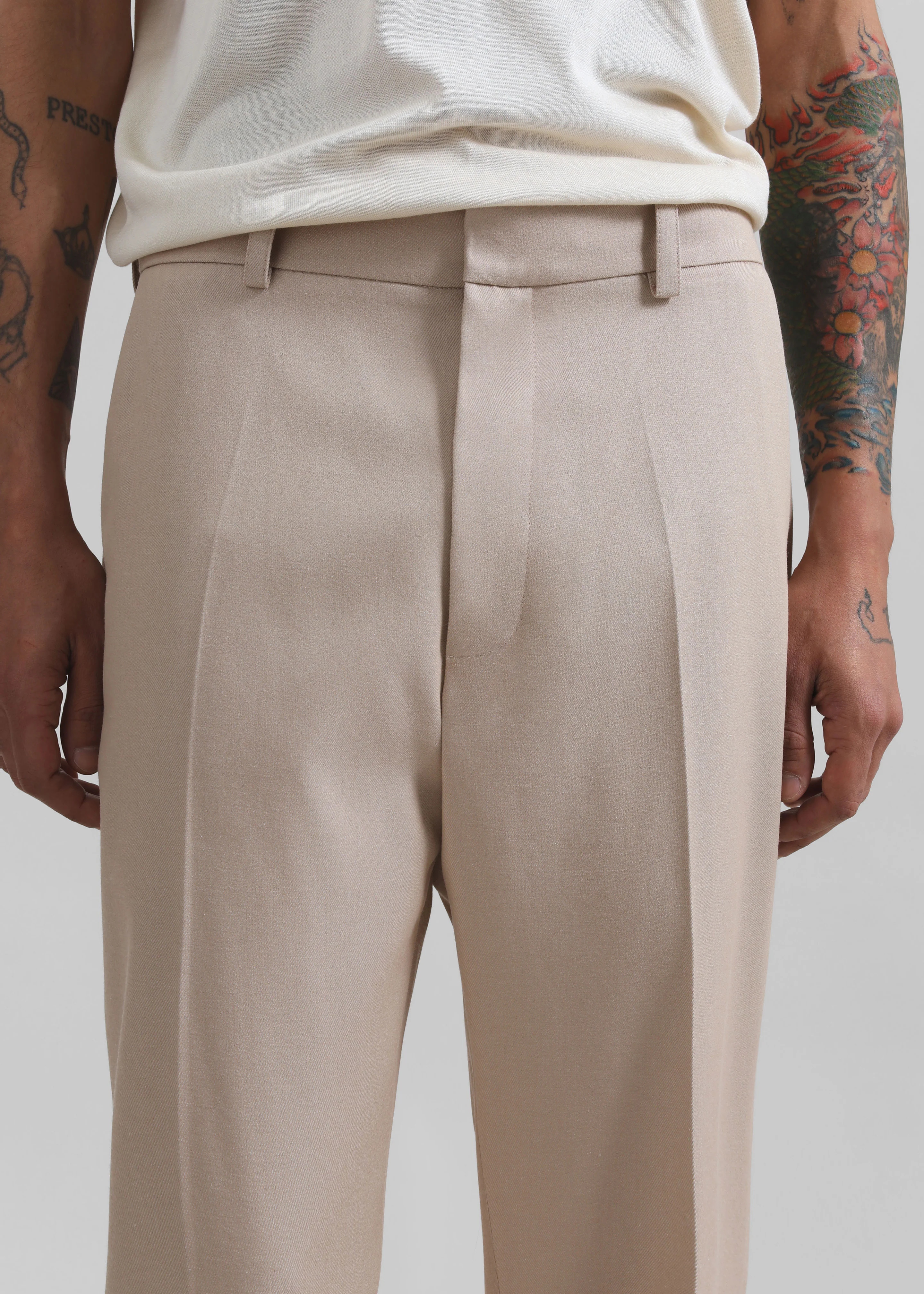 Watson Trousers - Beige - Image 2
