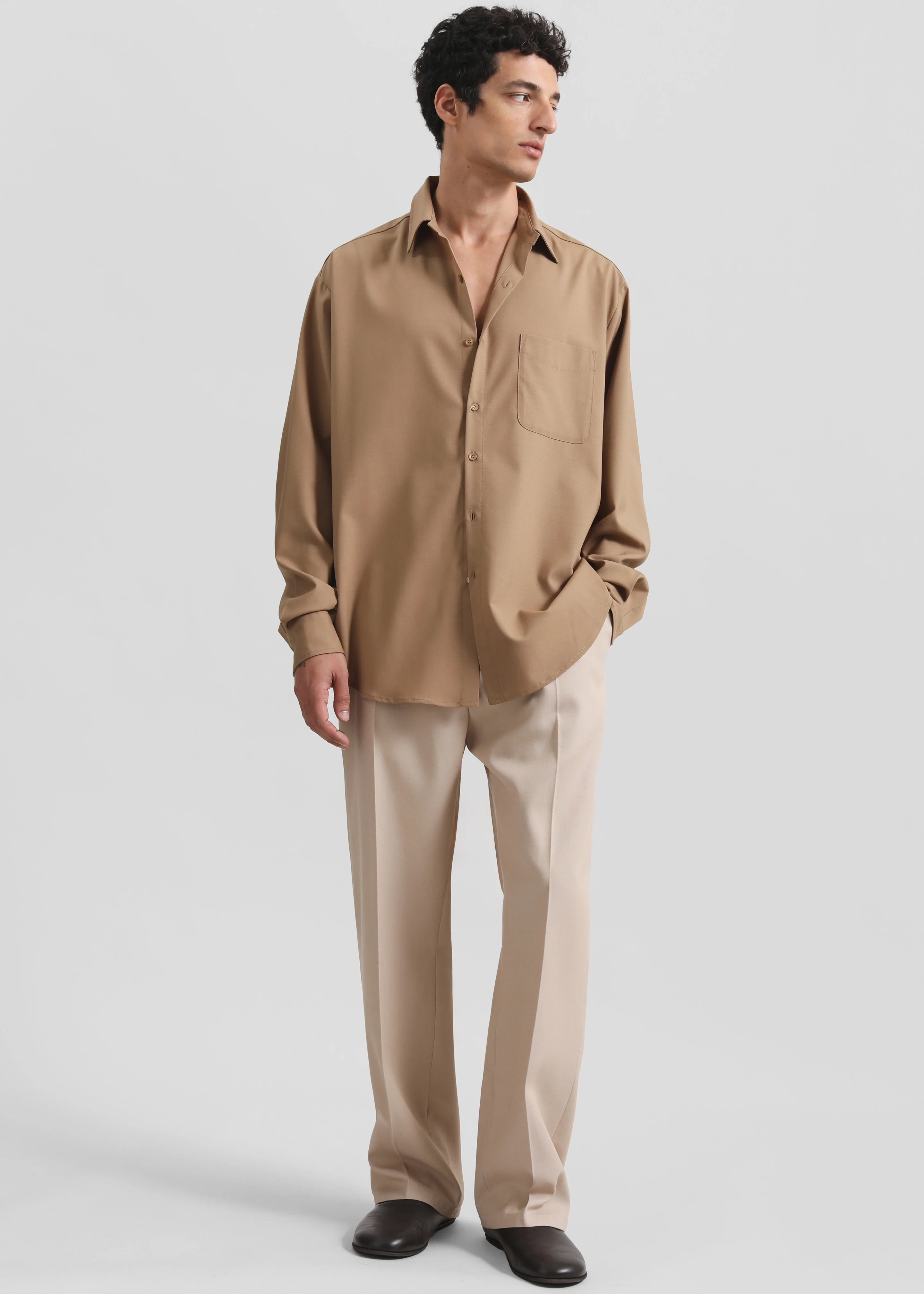 Watson Trousers - Beige - Image 6