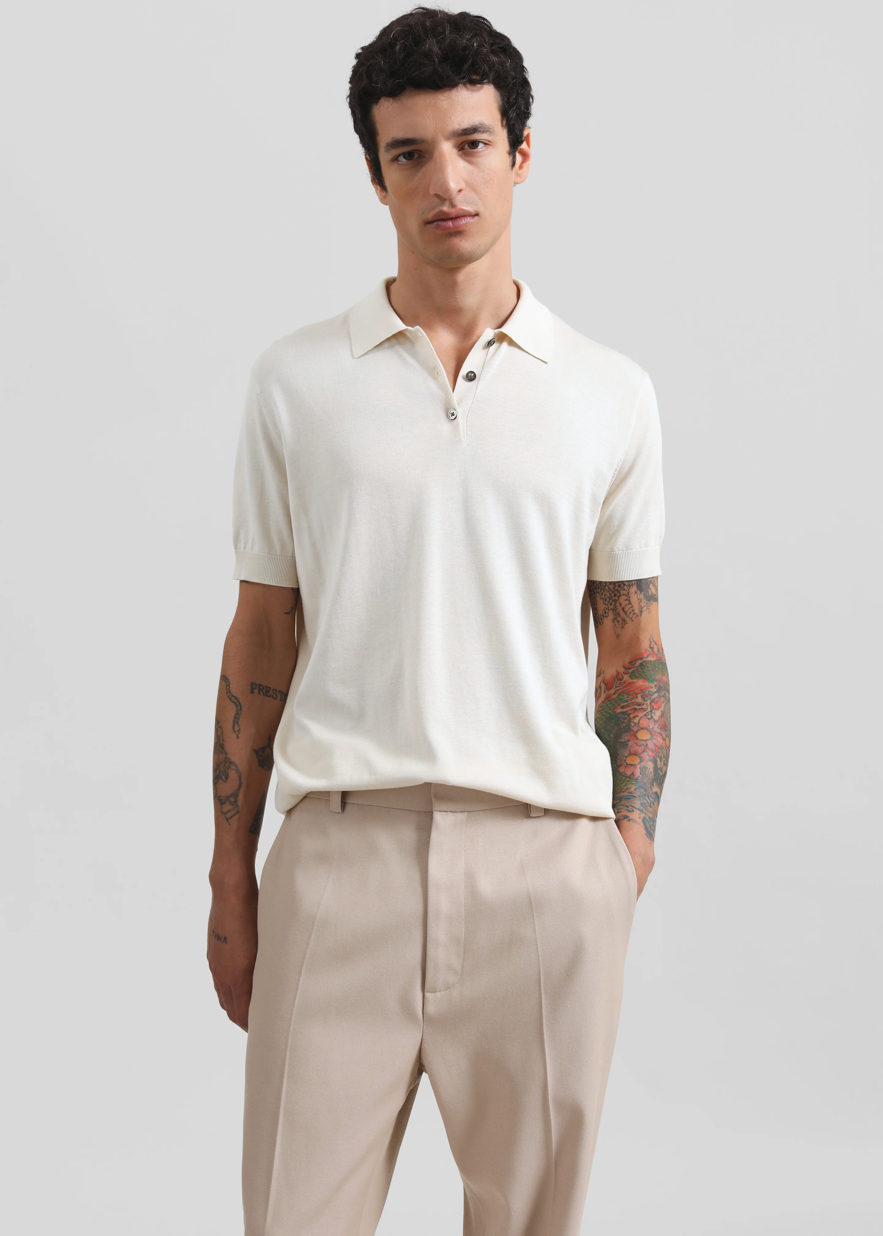 Watson Trousers - Beige - Image 8