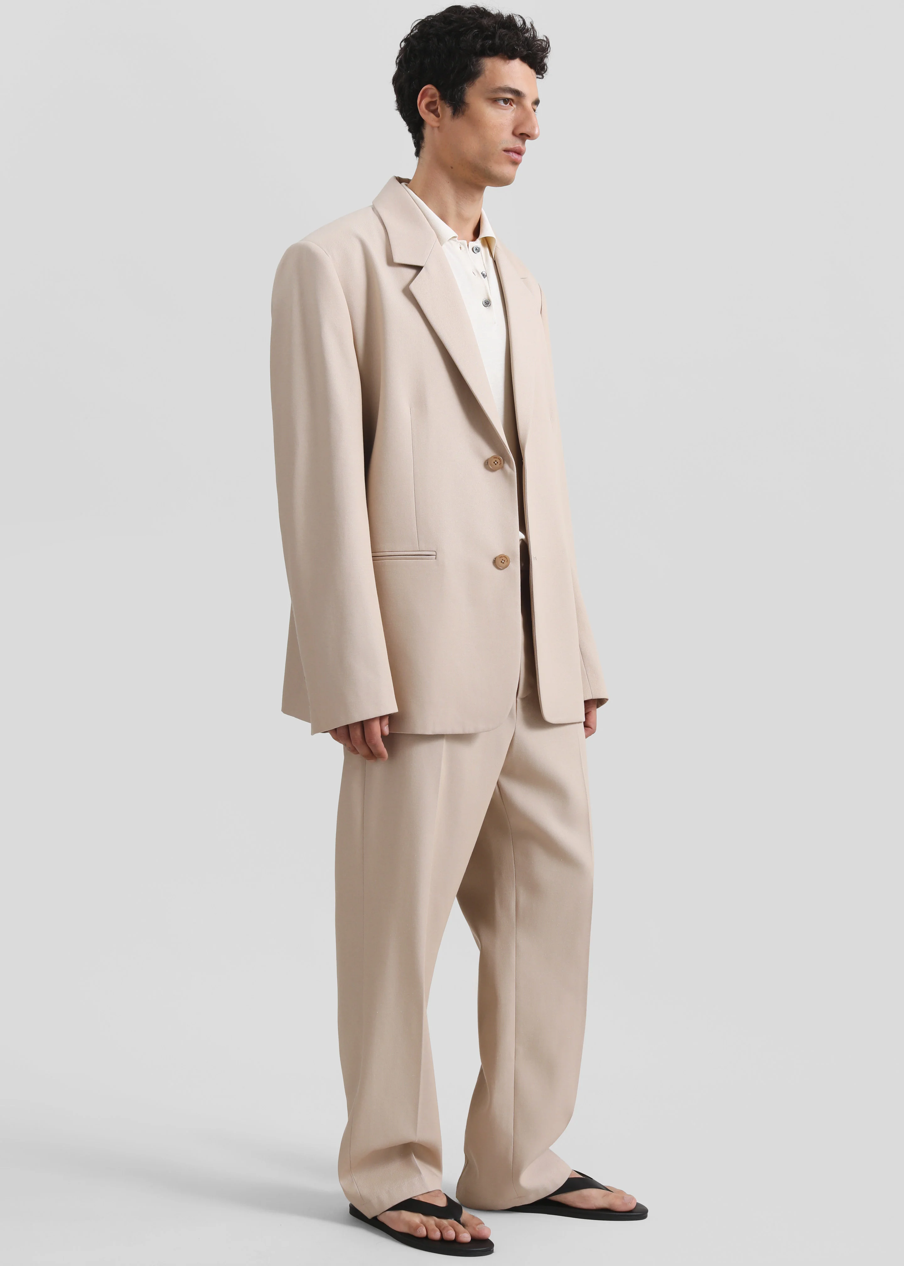 Watson Trousers - Beige - Image 9