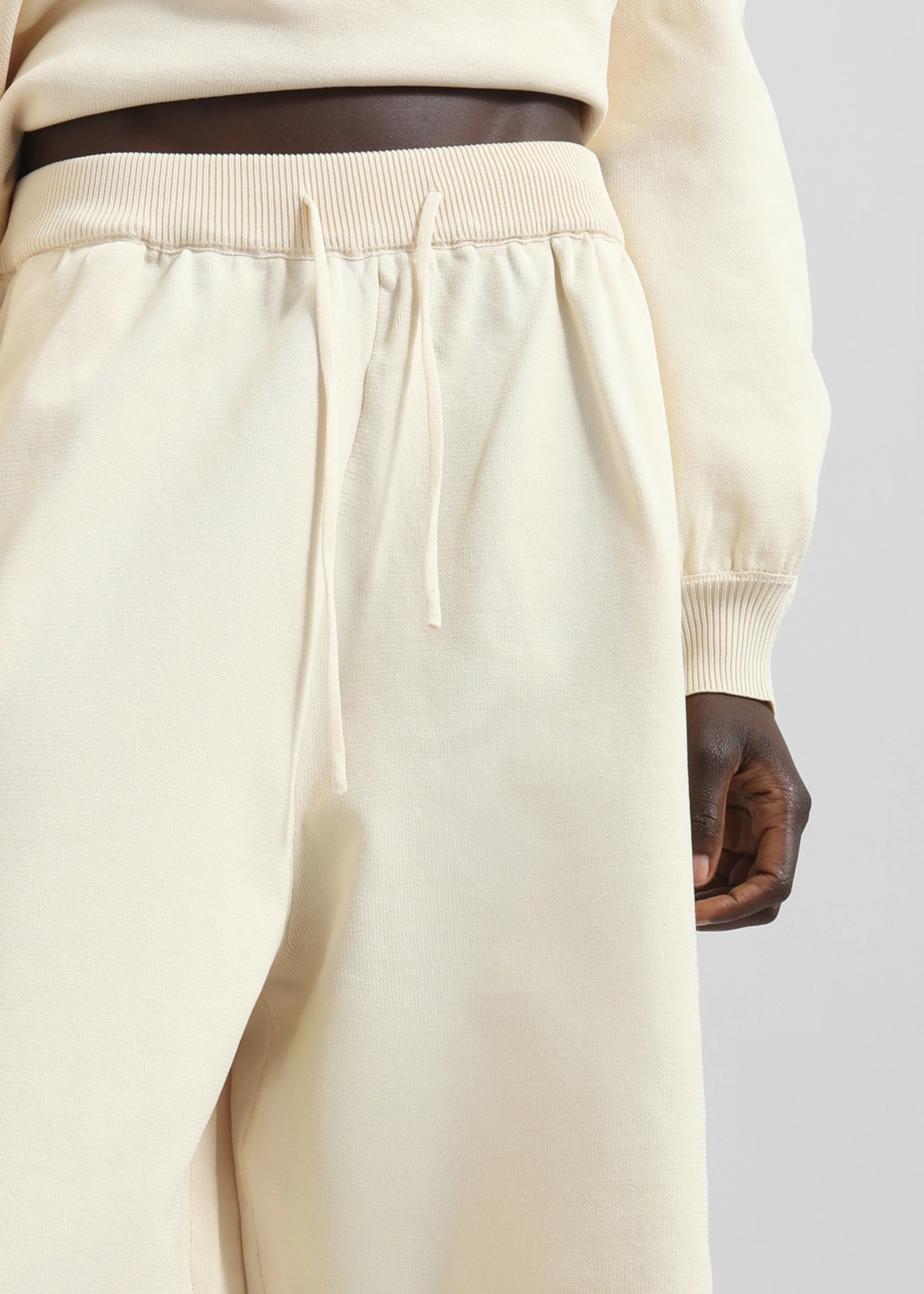 Wesra Knit Bermuda Shorts - Ecru - Image 3