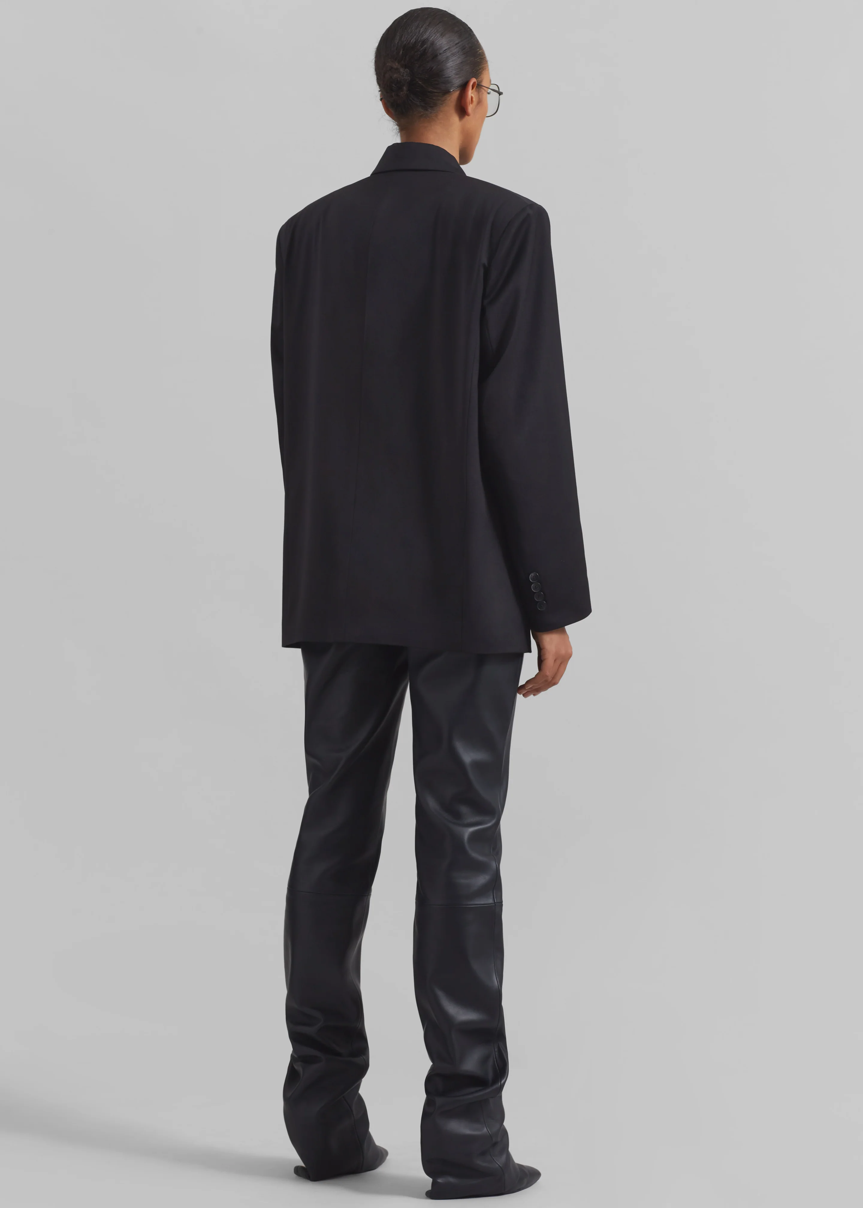 Wiveton Double Breasted Blazer - Black - Image 7
