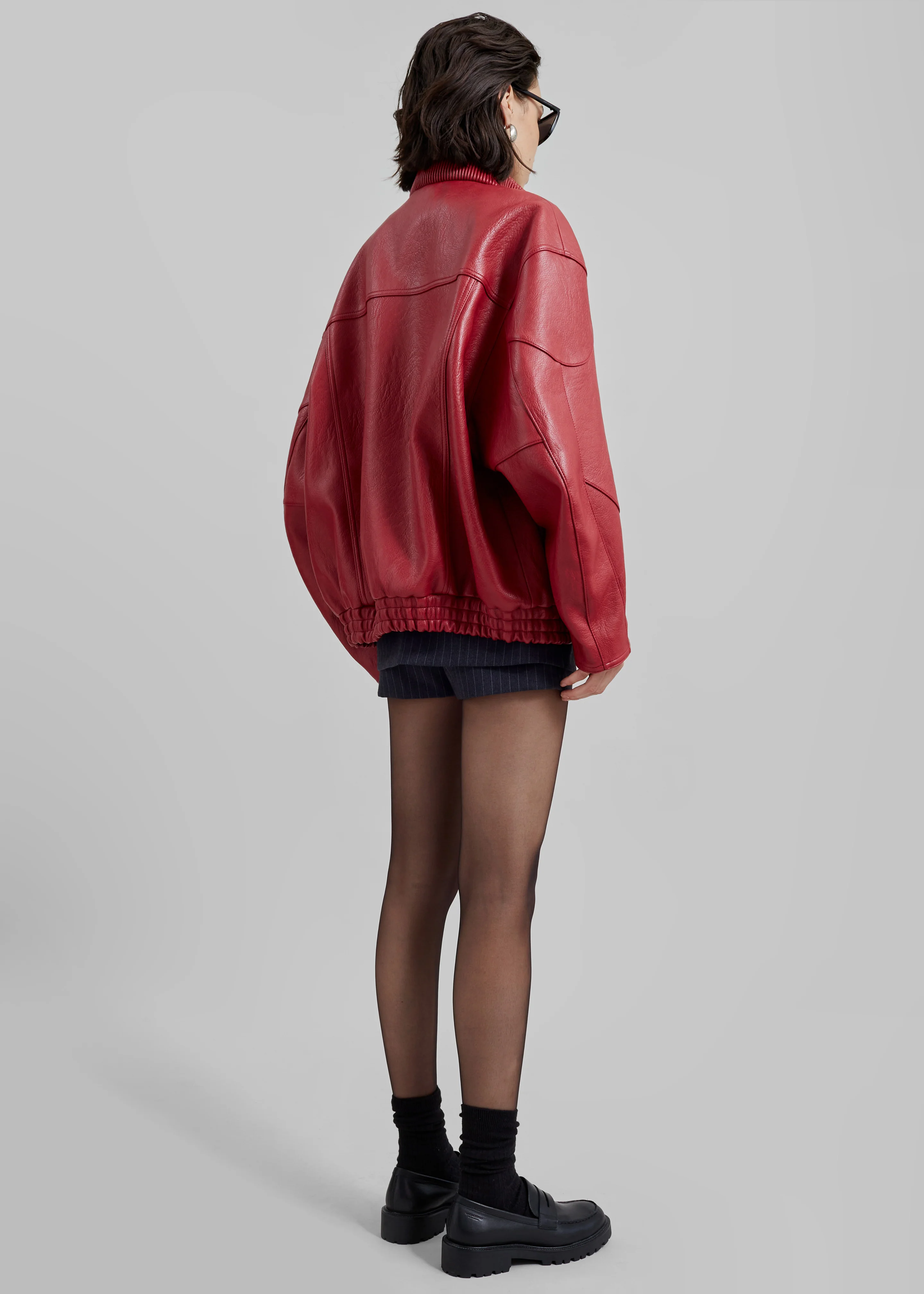 Zion Bomber Jacket - Red - Image 10