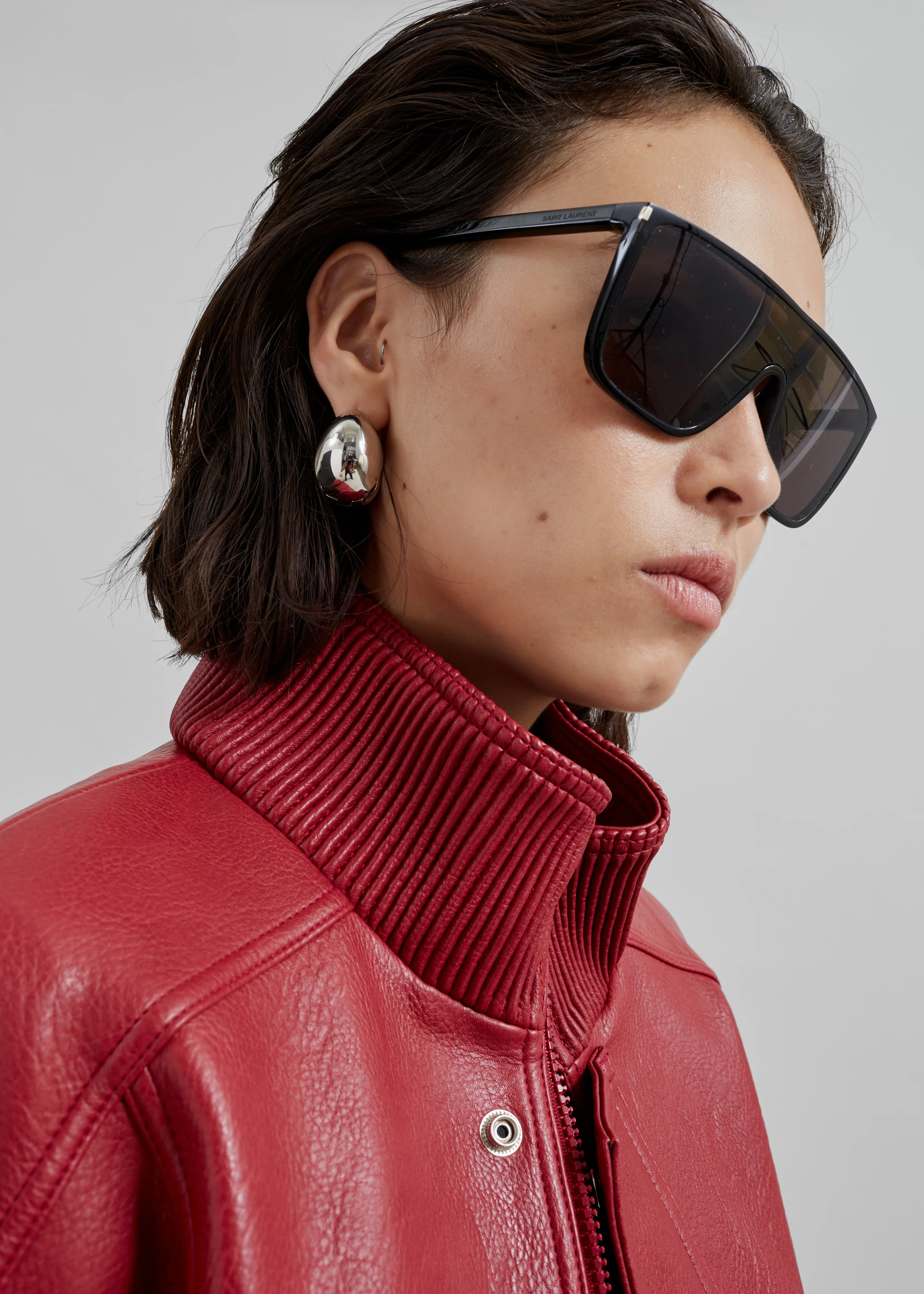 Zion Bomber Jacket - Red - Image 3