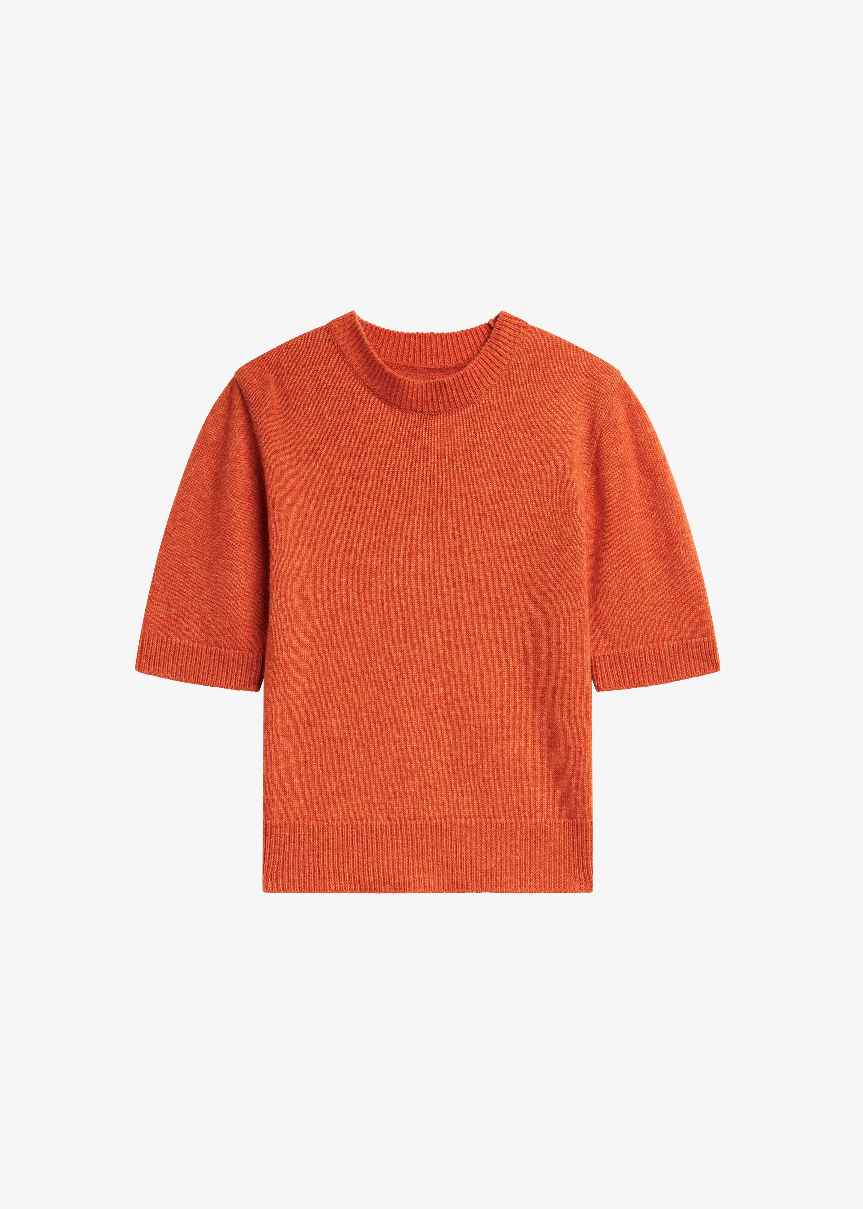 Zoersel Knit Top - Orange - Image 5