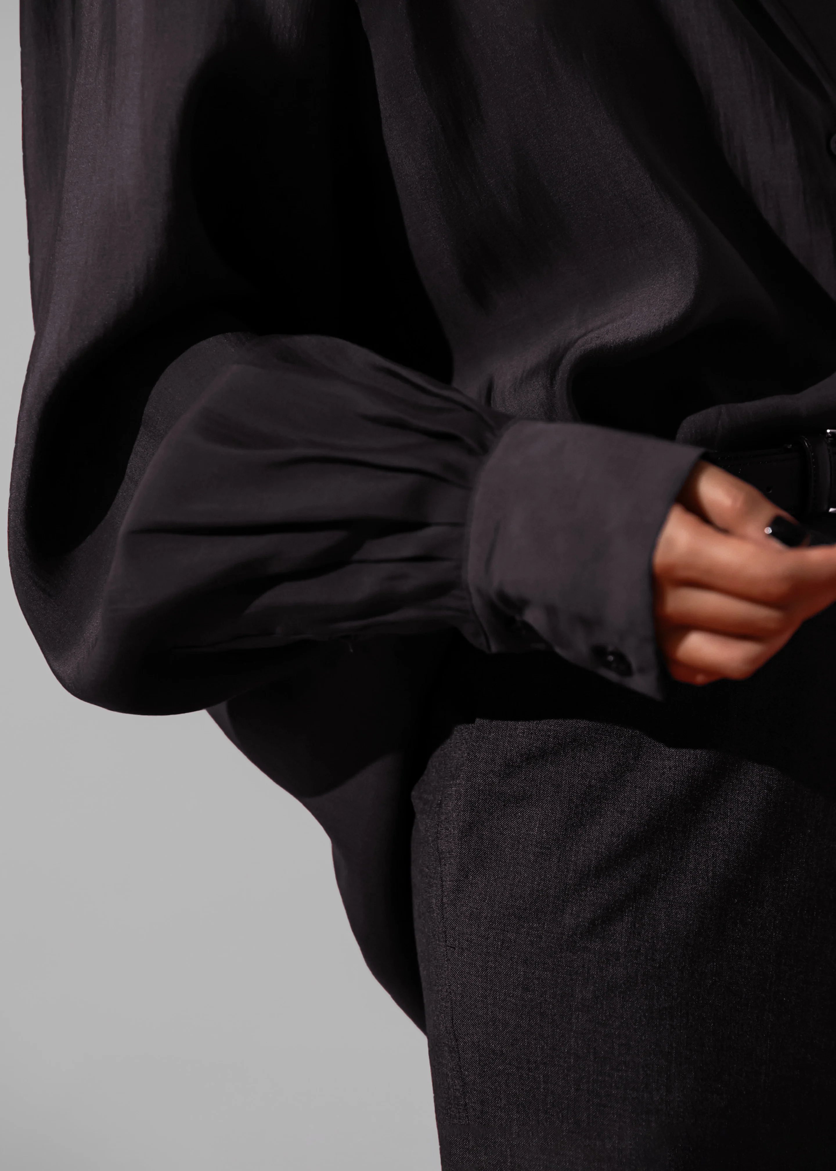 Zoula Padded Shirt - Charcoal - Image 11